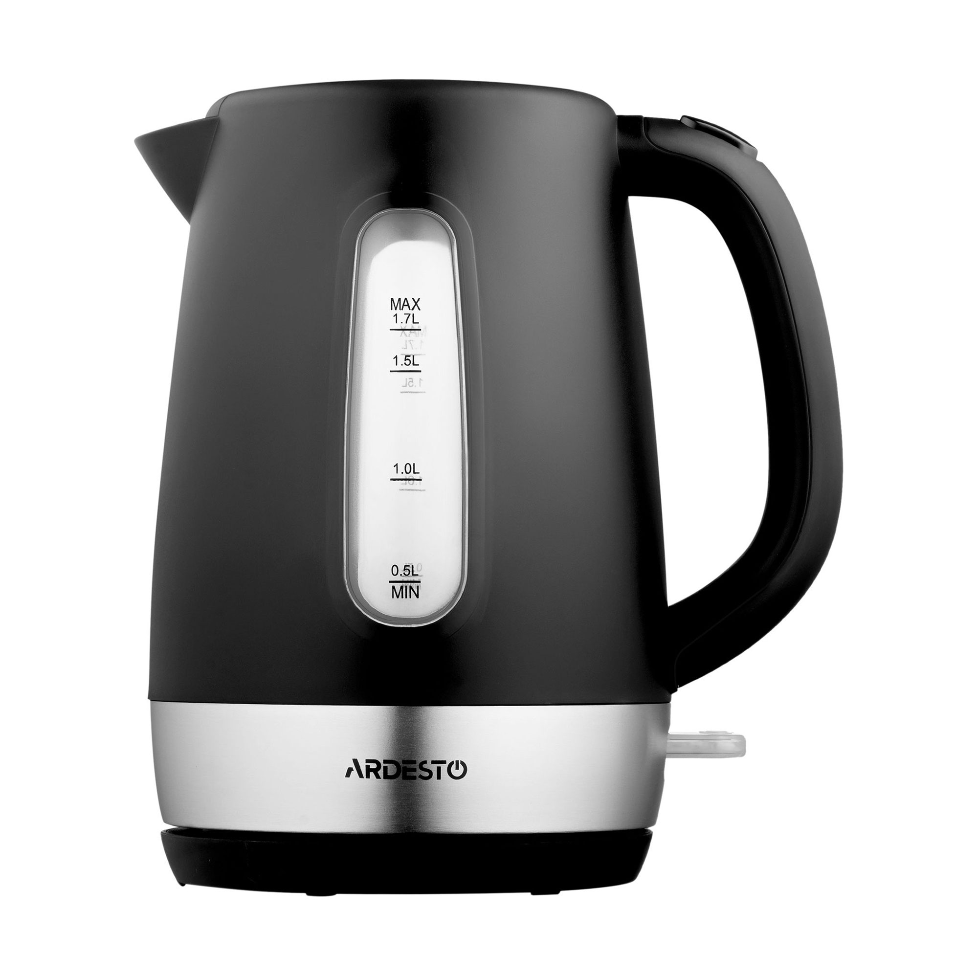 Електрочайник Ardesto чорний матовий, 1.7 л (EKL-F19B)
Електрочайник Ardesto чорний матовий, 1.7 л (EKL-F19B)
