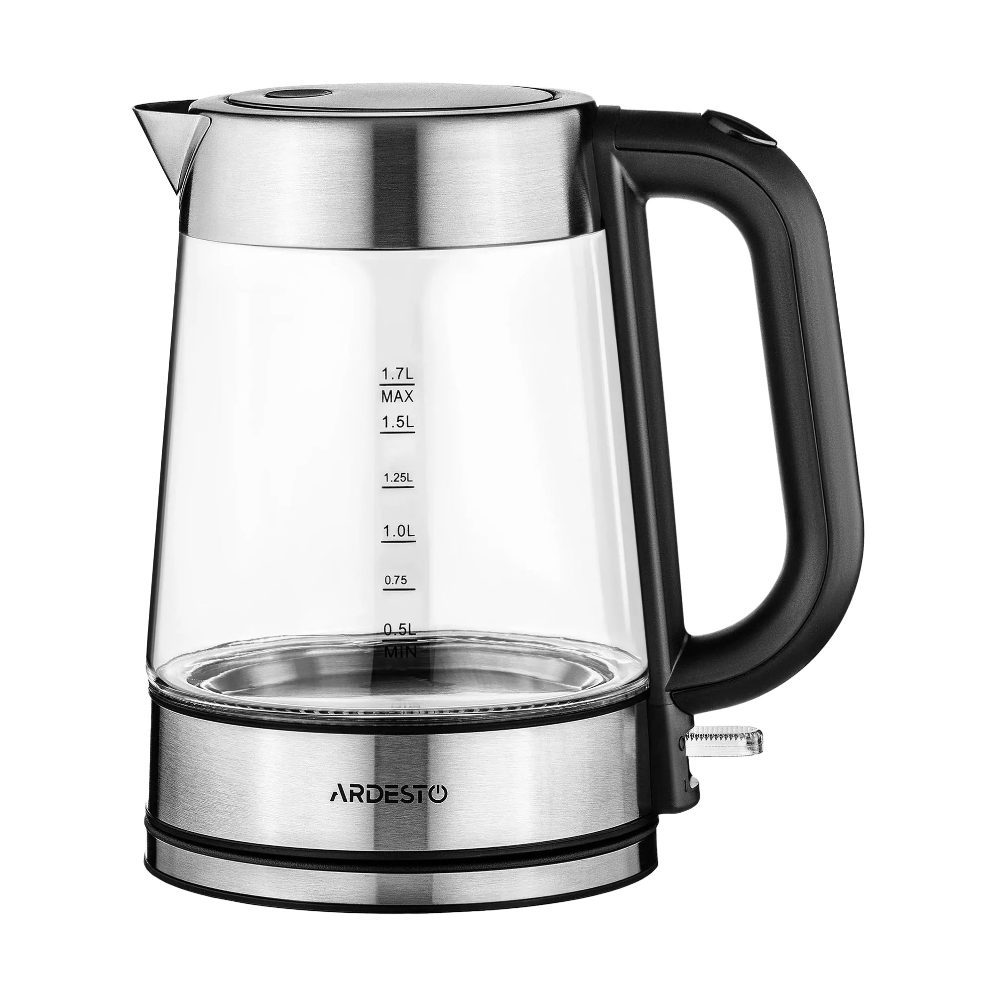 Електрочайник Ardesto сріблясто-чорний, 1.7 л (EKL-F200)
Електрочайник Ardesto сріблясто-чорний, 1.7 л (EKL-F200)