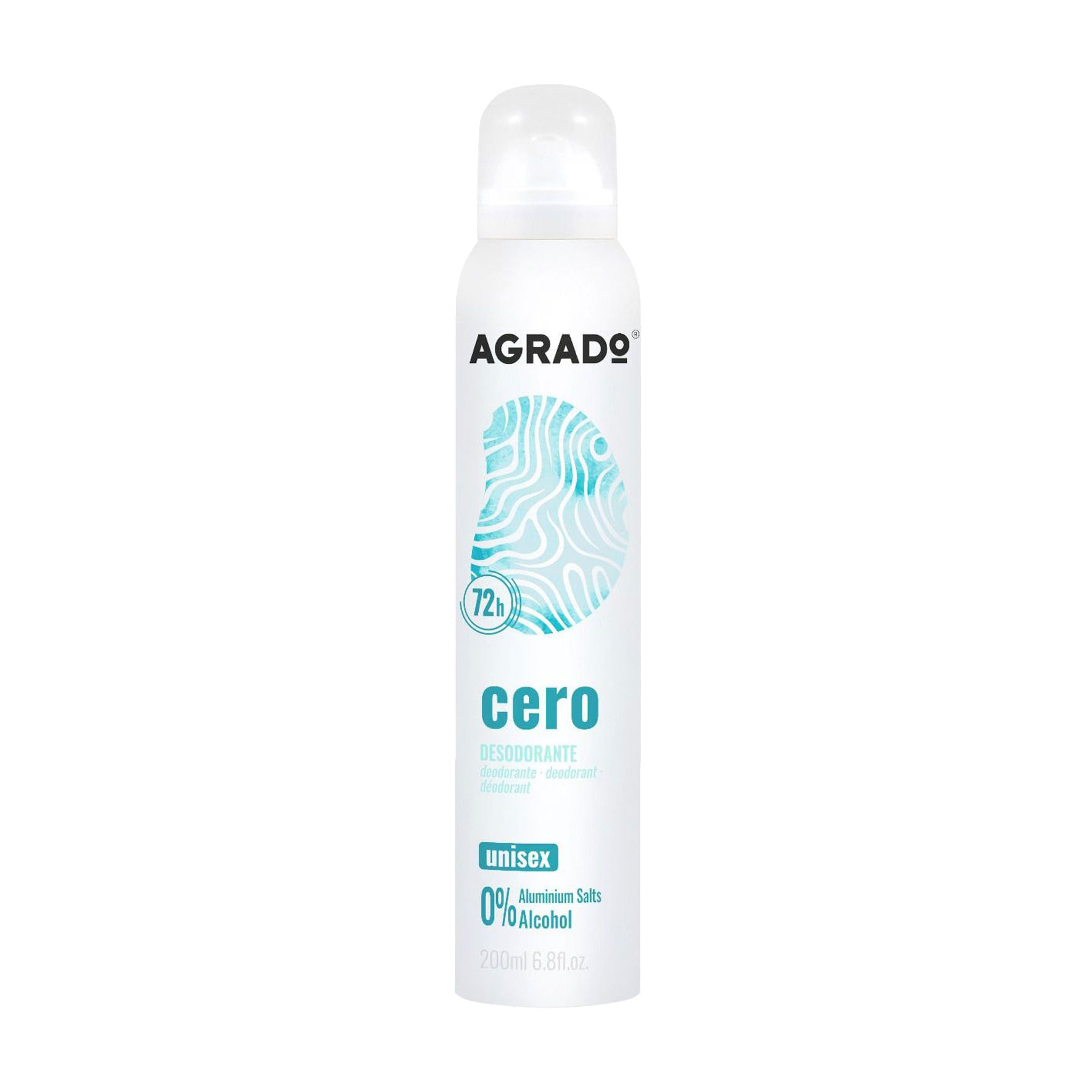 Дезодорант-спрей Agrado Zero 72h Deodorant Spray унісекс, 200 мл
Дезодорант-спрей Agrado Zero 72h Deodorant Spray унісекс, 200 мл