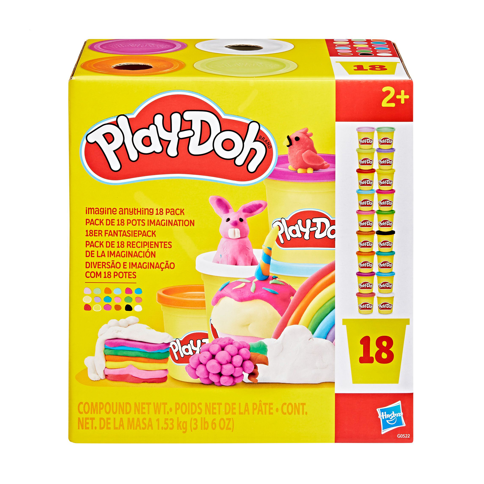 Дитячий набір пластиліну для творчості Play-Doh Imagine Anything, від 2 років, 18 шт (G0522)
Дитячий набір пластиліну для творчості Play-Doh Imagine Anything, від 2 років, 18 шт (G0522)