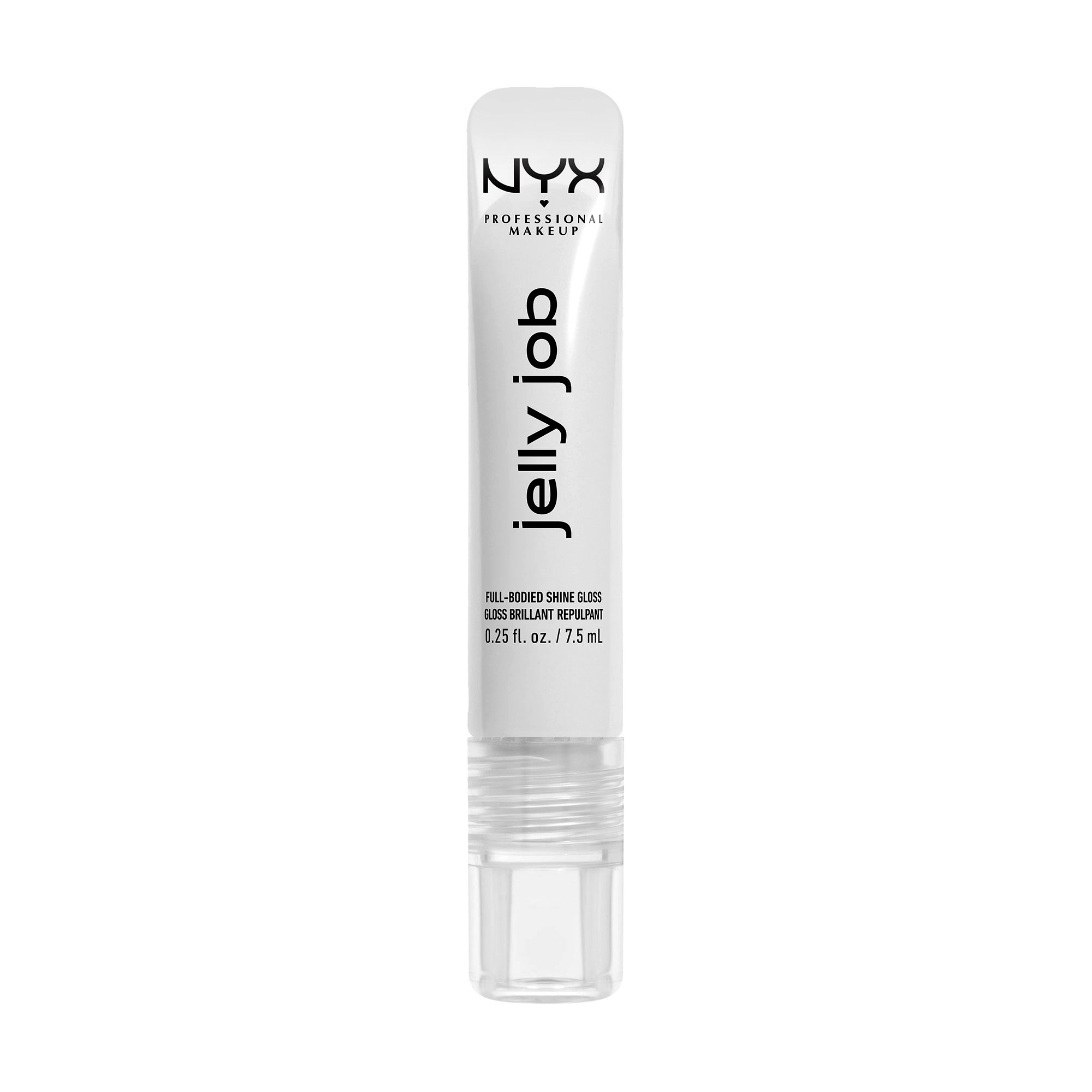 Блиск для губ NYX Professional Makeup Jelly Job Full-Bodied Shine Gloss 01 Just Jelly, 7.5 мл
Блиск для губ NYX Professional Makeup Jelly Job Full-Bodied Shine Gloss 01 Just Jelly, 7.5 мл