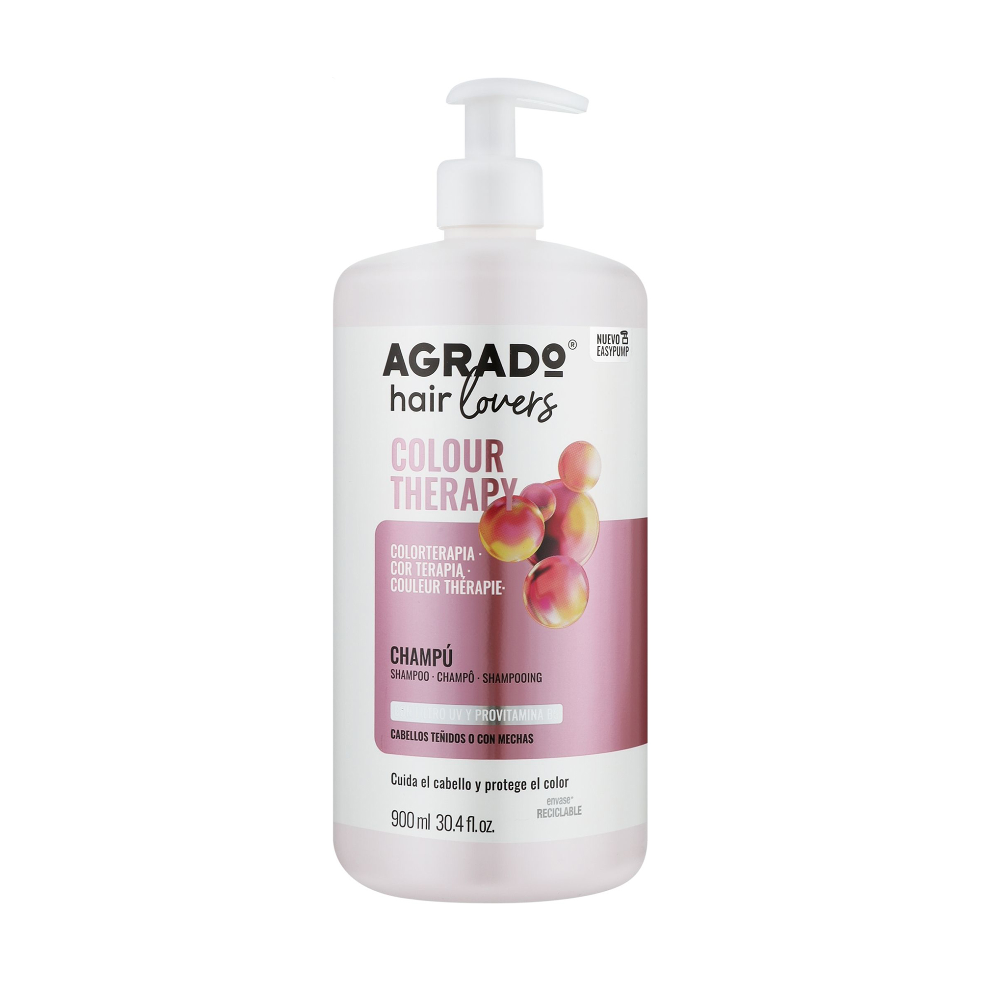Шампунь Agrado Colour Therapy Shampoo для збереження кольору волосся, 900 мл
Шампунь Agrado Colour Therapy Shampoo для збереження кольору волосся, 900 мл