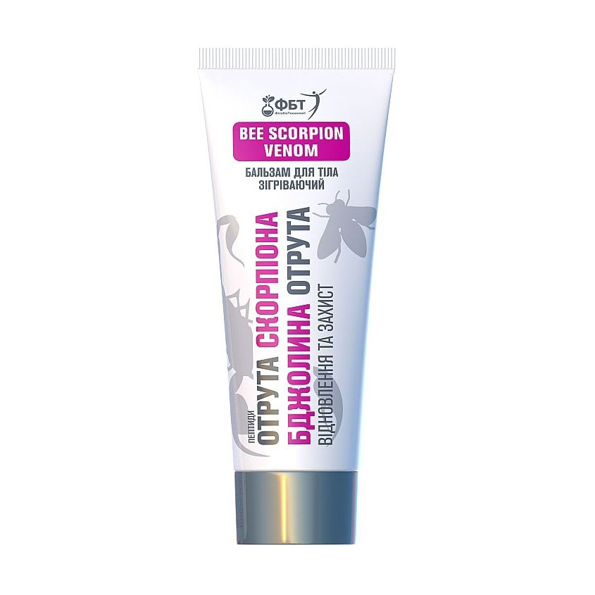 Бальзам для тіла ФітоБіоТехнології Bee Scorpion Venom Body Balm Thermo, 75 мл
Бальзам для тіла ФітоБіоТехнології Bee Scorpion Venom Body Balm Thermo, 75 мл