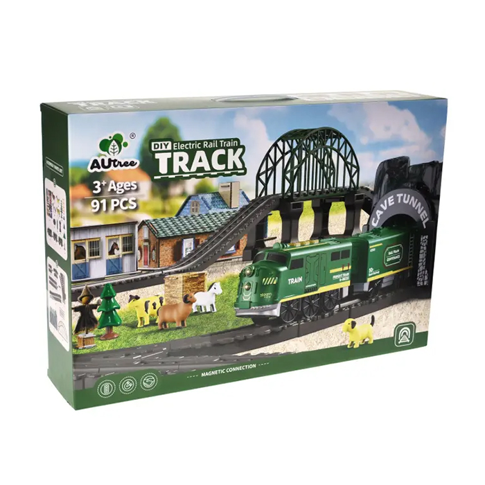 Дитячий ігровий набір YG Toys Залізна дорога, на батарейках, в коробці, від 3 років, 52*11*35 см (AU8663)
Дитячий ігровий набір YG Toys Залізна дорога, на батарейках, в коробці, від 3 років, 52*11*35 см (AU8663)