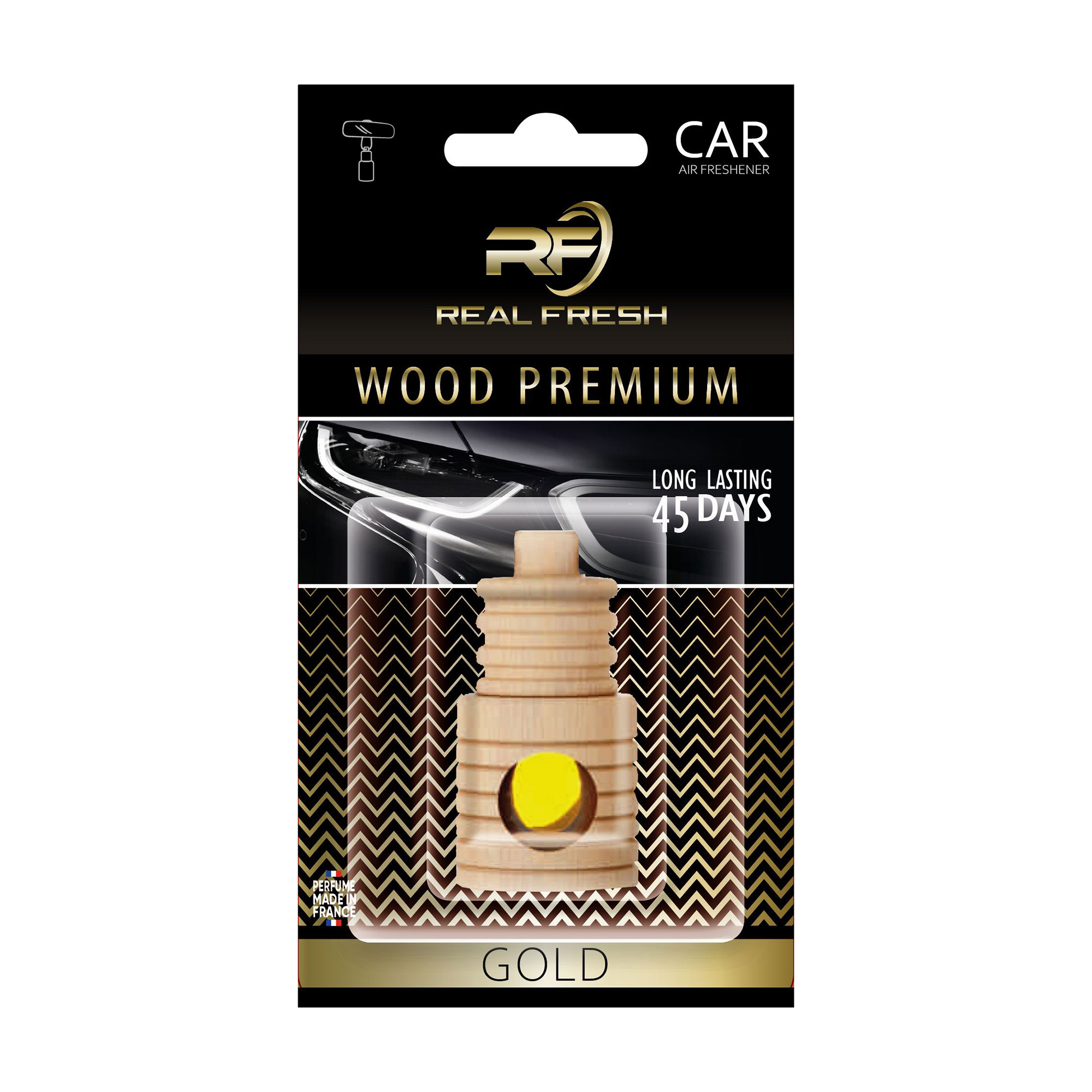 Ароматизатор для автомобіля Real Fresh Wood Premium Gold, 5 мл
Ароматизатор для автомобіля Real Fresh Wood Premium Gold, 5 мл