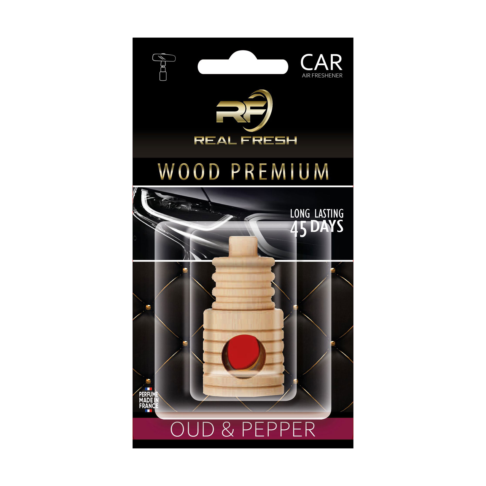 Ароматизатор для автомобіля Real Fresh Wood Premium Oud & Pepper, 5 мл
Ароматизатор для автомобіля Real Fresh Wood Premium Oud & Pepper, 5 мл