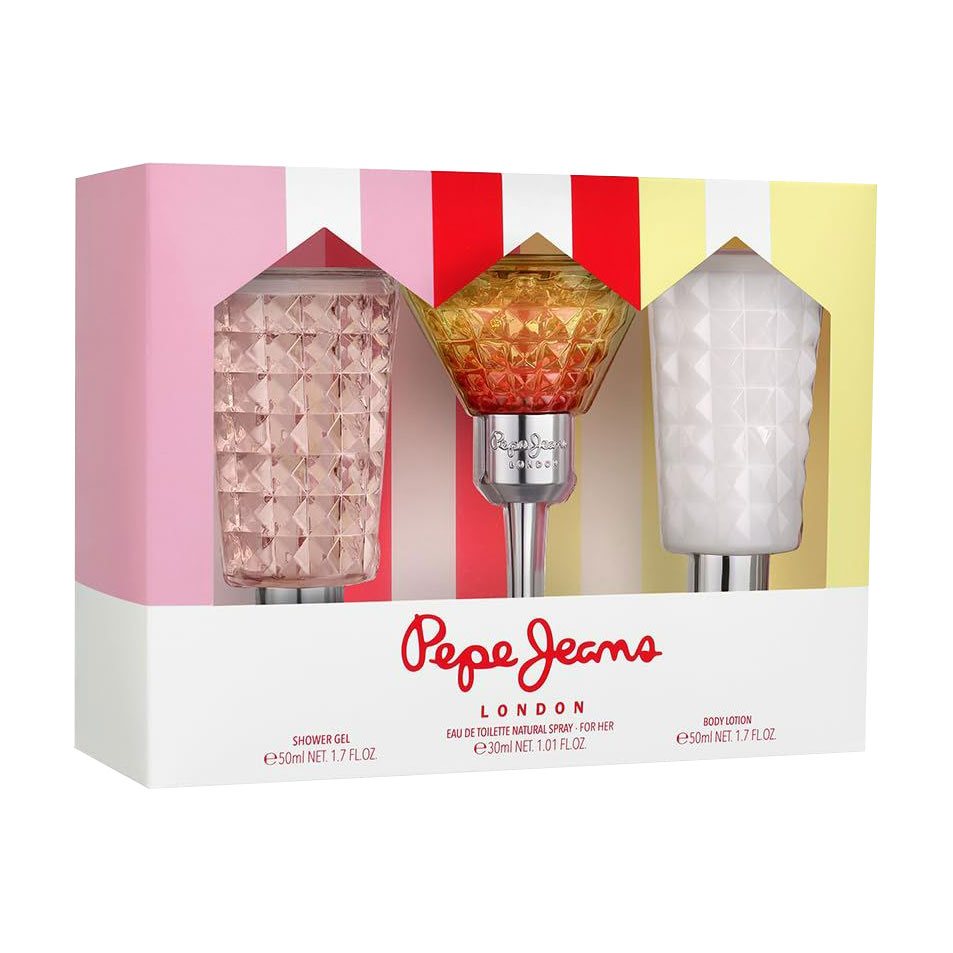 Парфумований набір жіночий Pepe Jeans Cocktail Edition (туалетна вода, 30 мл + лосьйон для тіла, 50 мл + гель для душу, 50 мл)
Парфумований набір жіночий Pepe Jeans Cocktail Edition (туалетна вода, 30 мл + лосьйон для тіла, 50 мл + гель для душу, 50 мл)