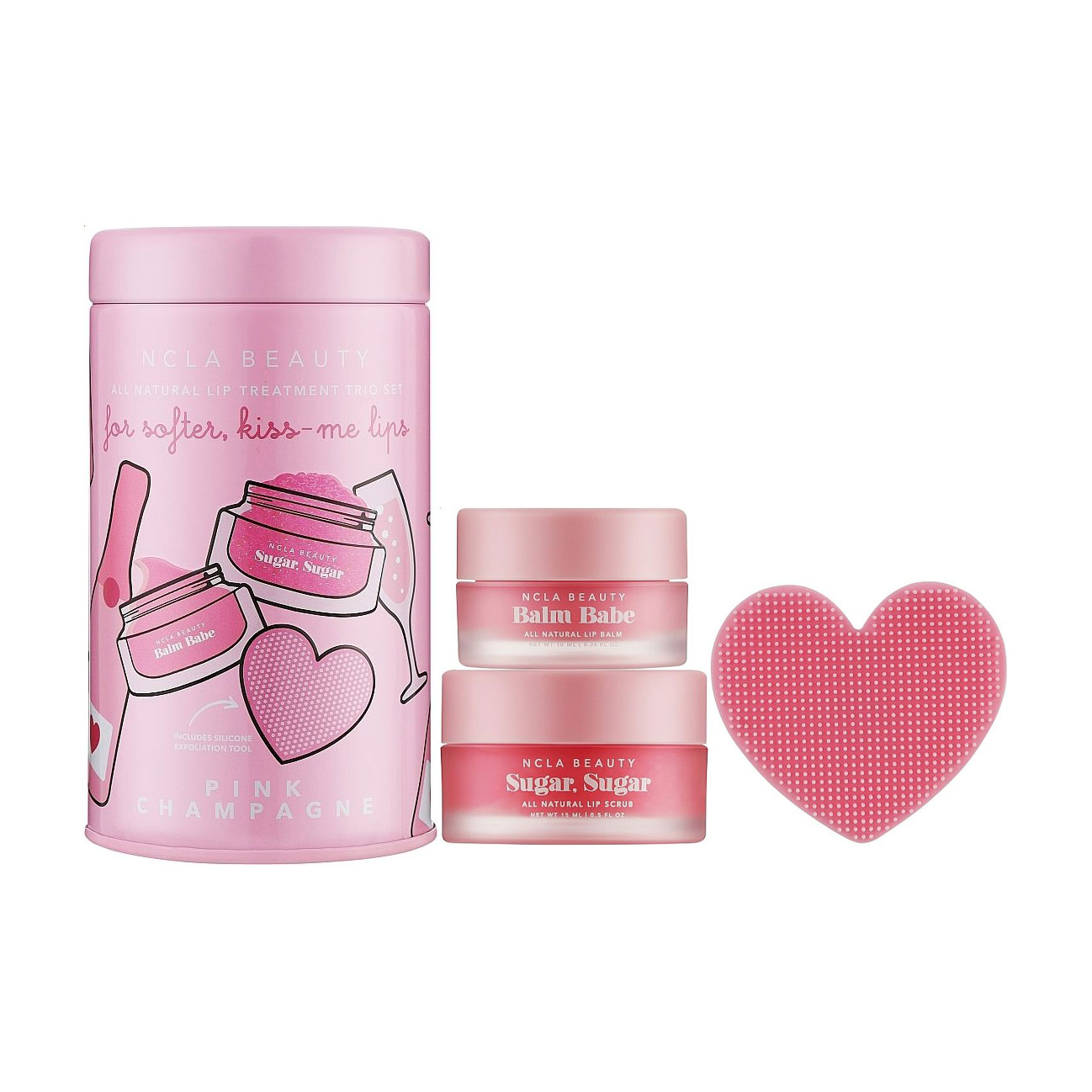 Уцінка! Подарунковий набір для догляду за губами NCLA BEAUTY All Natural Lip Treatment Duo Рожеве шампанське (скраб, 15 мл + бальзам, 10 мл + щіточка)
Уцінка! Подарунковий набір для догляду за губами NCLA BEAUTY All Natural Lip Treatment Duo Рожеве шампанське (скраб, 15 мл + бальзам, 10 мл + щіточка)
