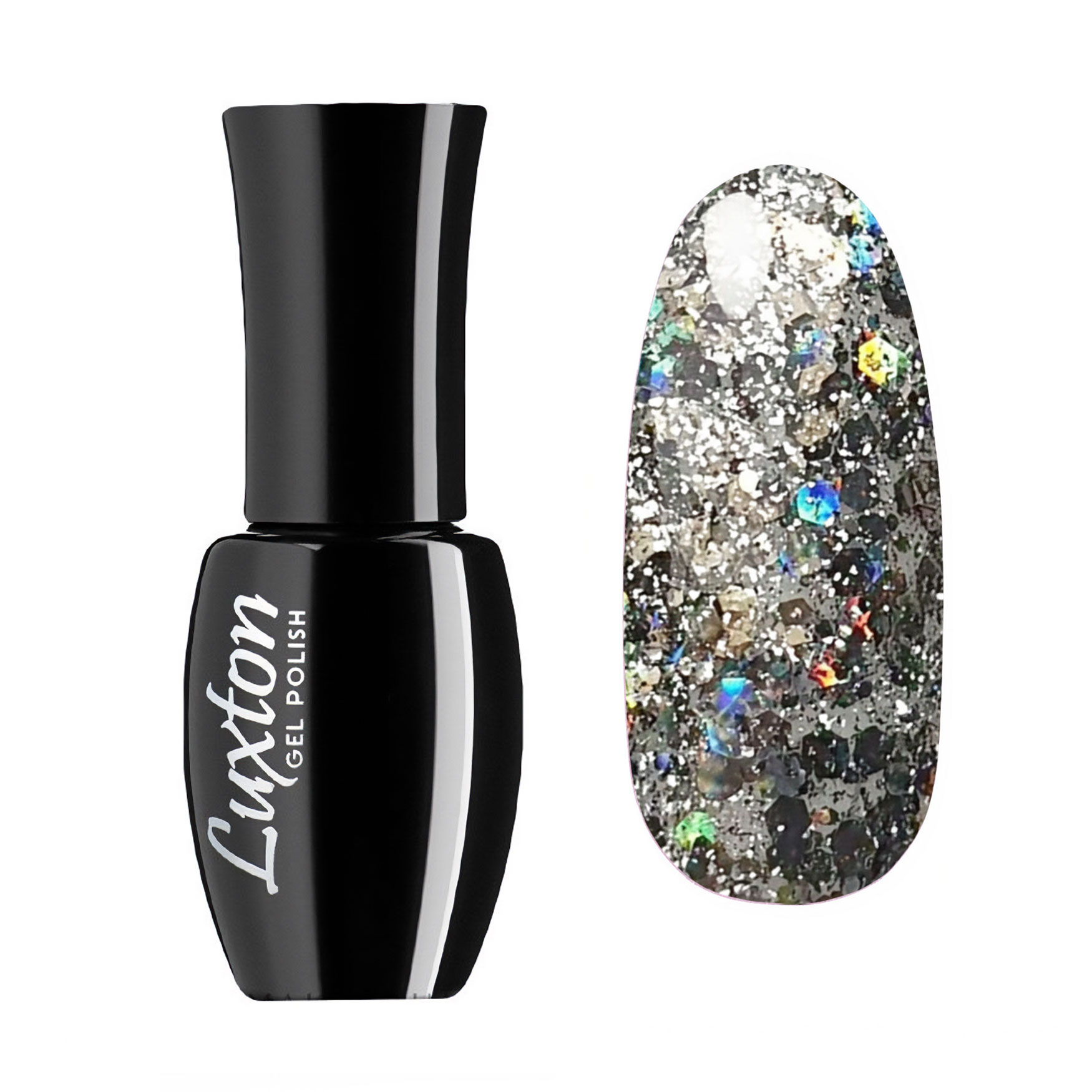 Гель-лак для нігтів Luxton Galaxy 8 Прозорий з коричневими голографічними блискітками, глітерний, 10 мл
Гель-лак для нігтів Luxton Galaxy 8 Прозорий з коричневими голографічними блискітками, глітерний, 10 мл