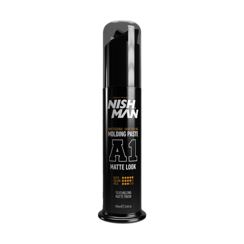 Чоловіча матова паста для укладання волосся Nishman Matte Paste A1 Сильна фіксація, в тубі, 100 мл
Чоловіча матова паста для укладання волосся Nishman Matte Paste A1 Сильна фіксація, в тубі, 100 мл