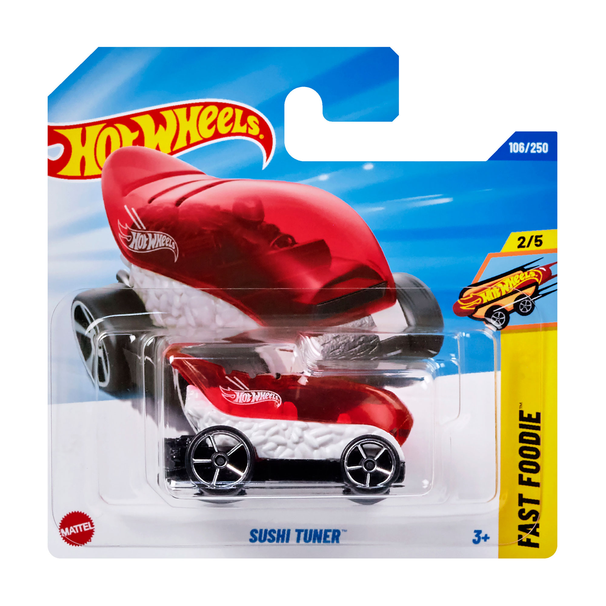 Базовий автомобіль Hot Wheels Sushi Tuner, червоний, від 3 років, 11*3.5*11 см (5785)
Базовий автомобіль Hot Wheels Sushi Tuner, червоний, від 3 років, 11*3.5*11 см (5785)