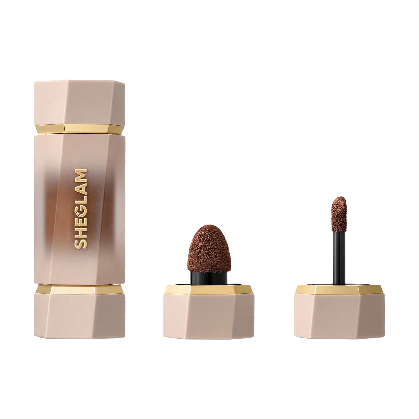 Кремовий скульптор для обличчя Sheglam Precision Sculpt Liquid Contour Duo з двома аплікаторами, Camel Suede, 6 мл
Кремовий скульптор для обличчя Sheglam Precision Sculpt Liquid Contour Duo з двома аплікаторами, Camel Suede, 6 мл
