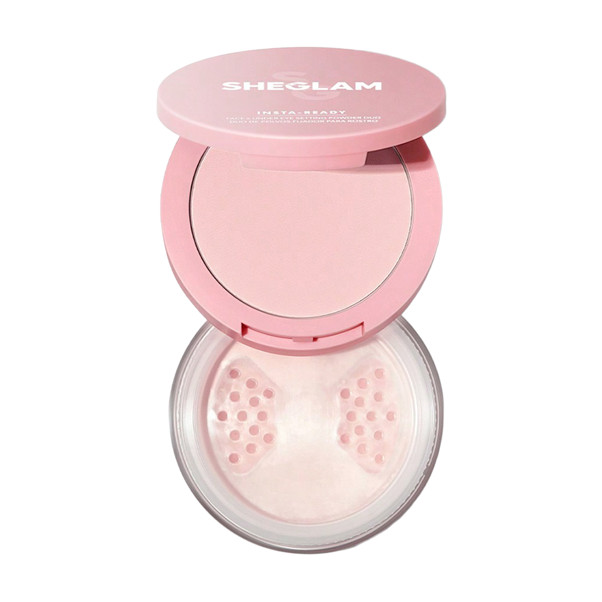 Подвійна фіксувальна пудра для обличчя Sheglam Insta-Ready Ultra-Fine Blur & Lift Setting Powder Duo, Bubblegum, 14 г
Подвійна фіксувальна пудра для обличчя Sheglam Insta-Ready Ultra-Fine Blur & Lift Setting Powder Duo, Bubblegum, 14 г