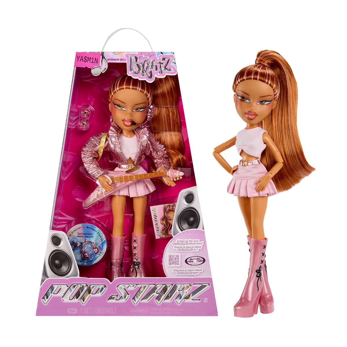 Лялька Bratz Pop Starz Ясмін, від 6 років (595977)
Лялька Bratz Pop Starz Ясмін, від 6 років (595977)