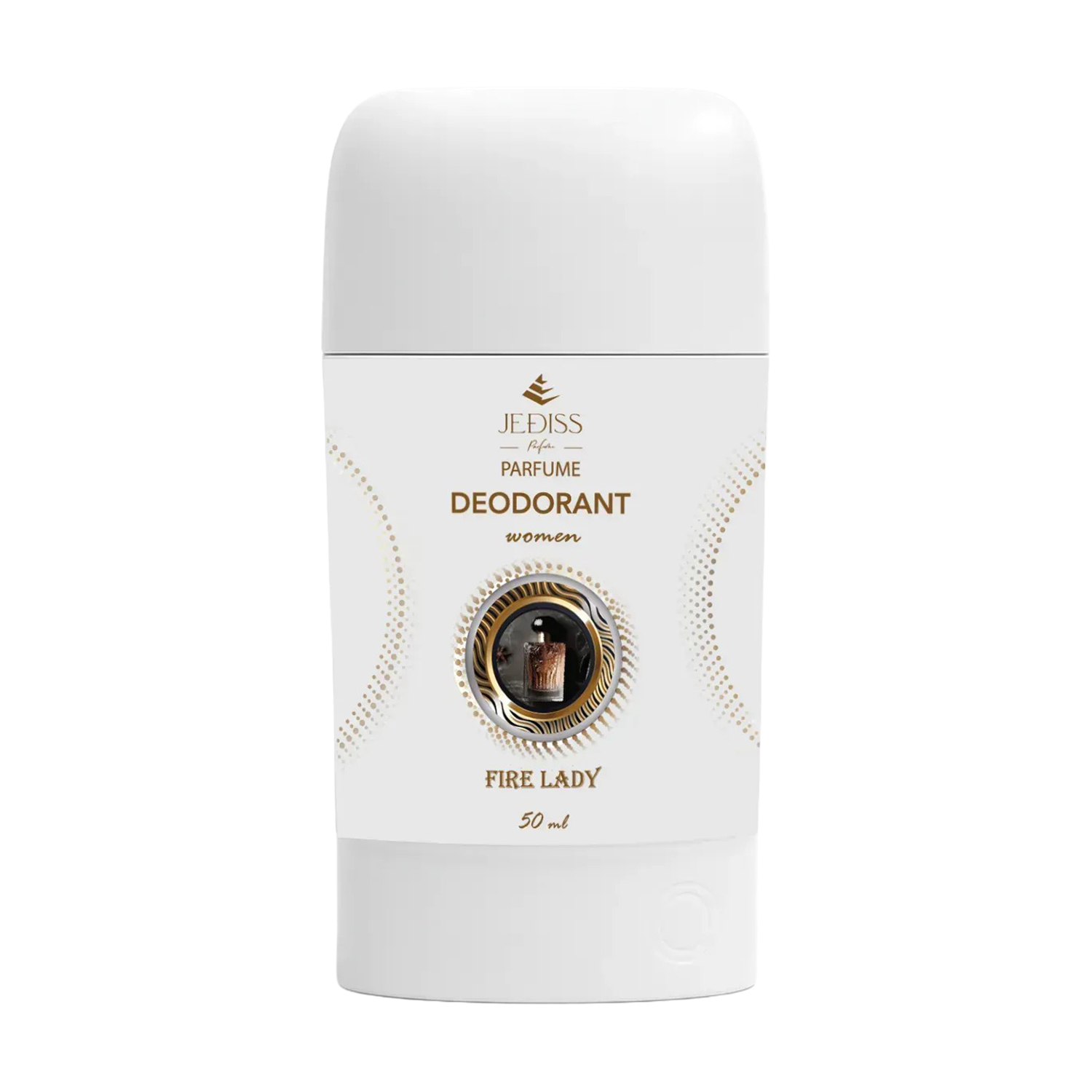 Парфумований дезодорант-стік Jediss Fire Lady жіночий, 50 мл
Парфумований дезодорант-стік Jediss Fire Lady жіночий, 50 мл