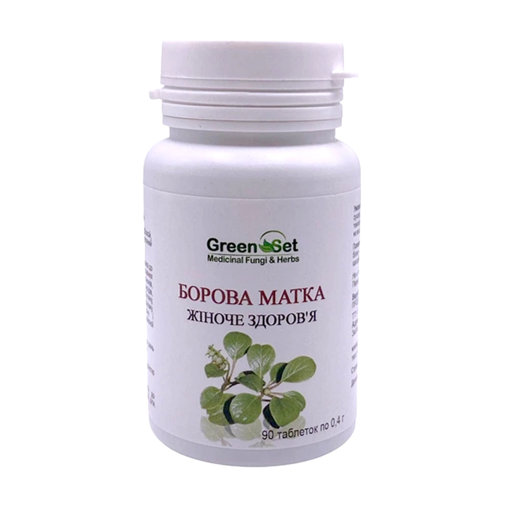 Жіночий комплекс GreenSet Борова матка, 90 таблеток
Жіночий комплекс GreenSet Борова матка, 90 таблеток
