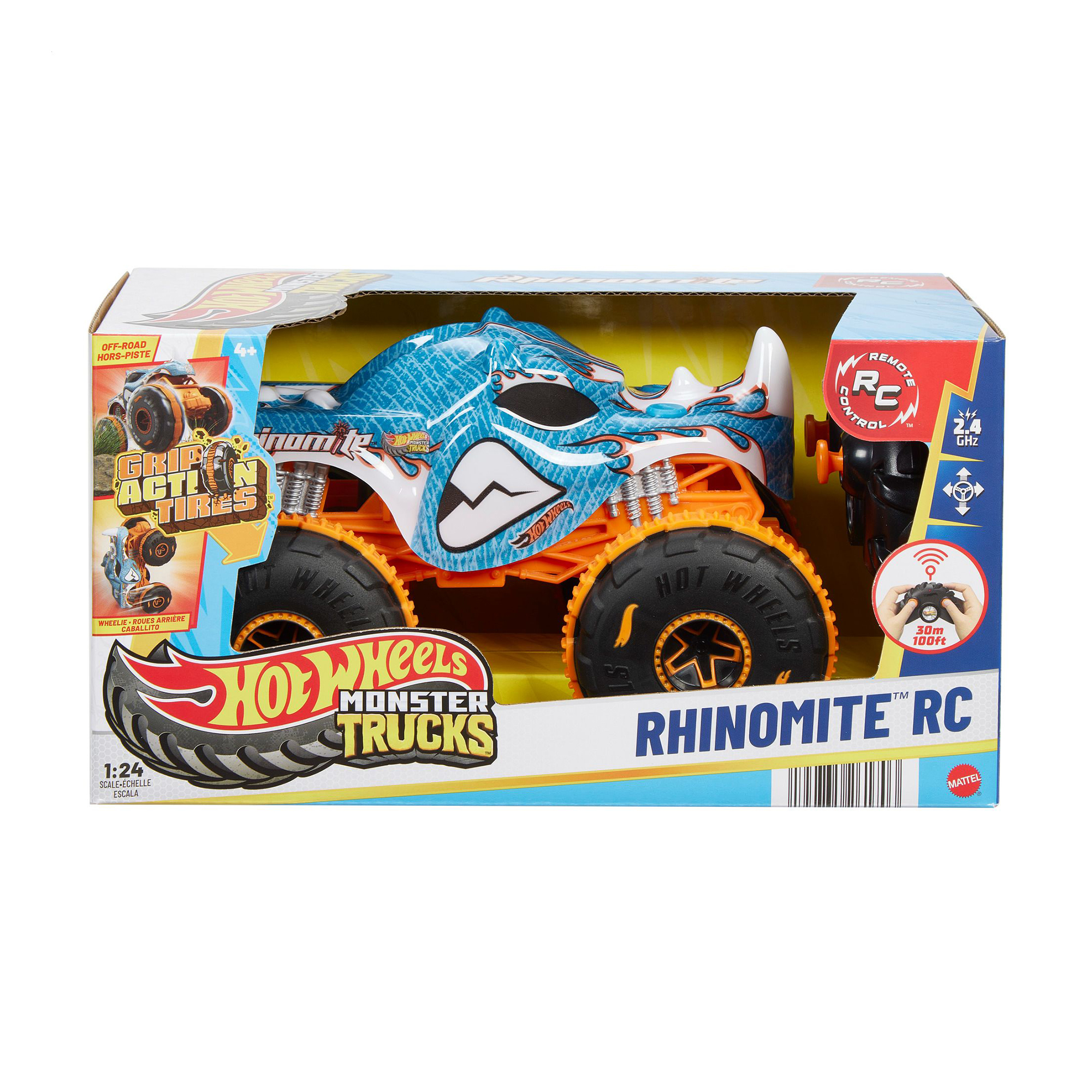 Машинка-позашляховик Hot Wheels Monster Trucks Rhinomite на радіокеруванні, від 4 років (JBK11)
Машинка-позашляховик Hot Wheels Monster Trucks Rhinomite на радіокеруванні, від 4 років (JBK11)