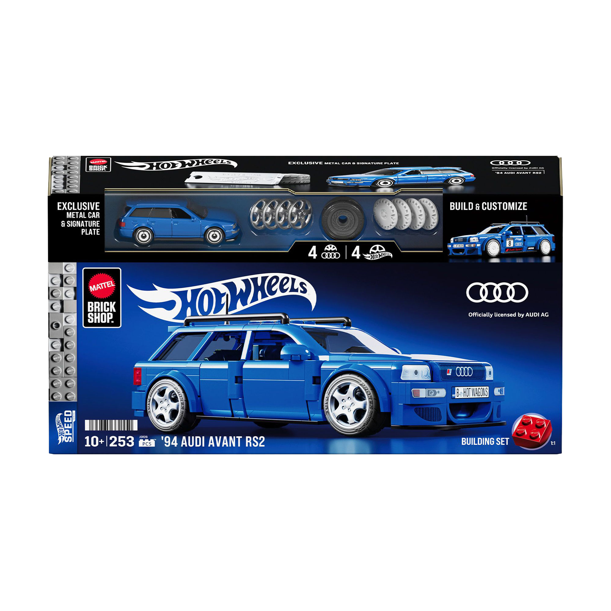 Машинка-конструктор Mattel Games Brick Shop 94 Audi Avant RS2, 236 деталей, від 10 років (JGR28)
Машинка-конструктор Mattel Games Brick Shop 94 Audi Avant RS2, 236 деталей, від 10 років (JGR28)