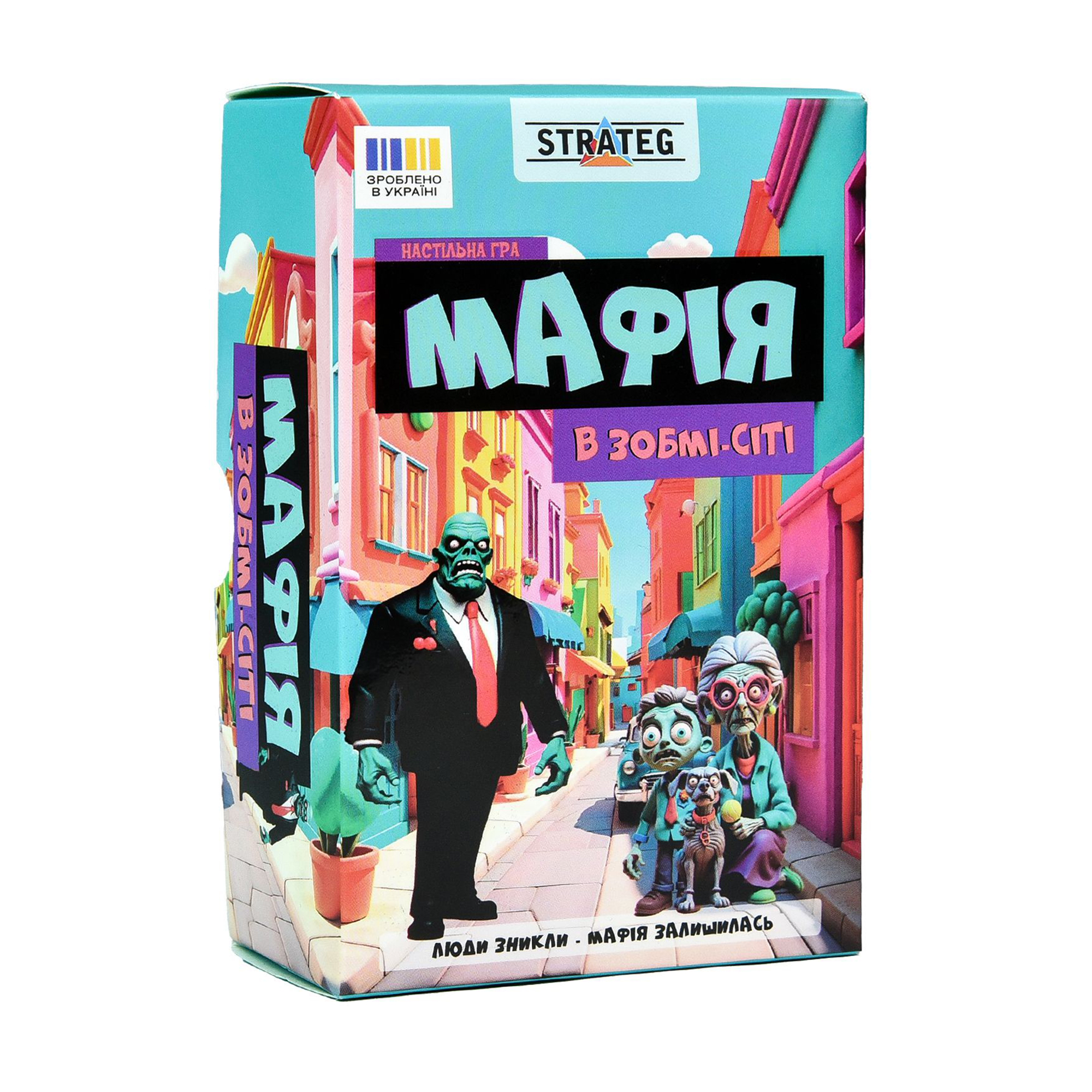 Настільна гра Strateg Мафія в Зомбі-сіті, від 12 років (30829)
Настільна гра Strateg Мафія в Зомбі-сіті, від 12 років (30829)