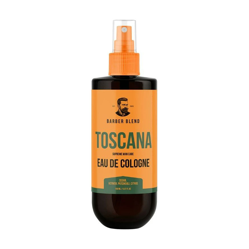 Одеколон після гоління Barber Blend Toscana чоловічий, 150 мл
Одеколон після гоління Barber Blend Toscana чоловічий, 150 мл