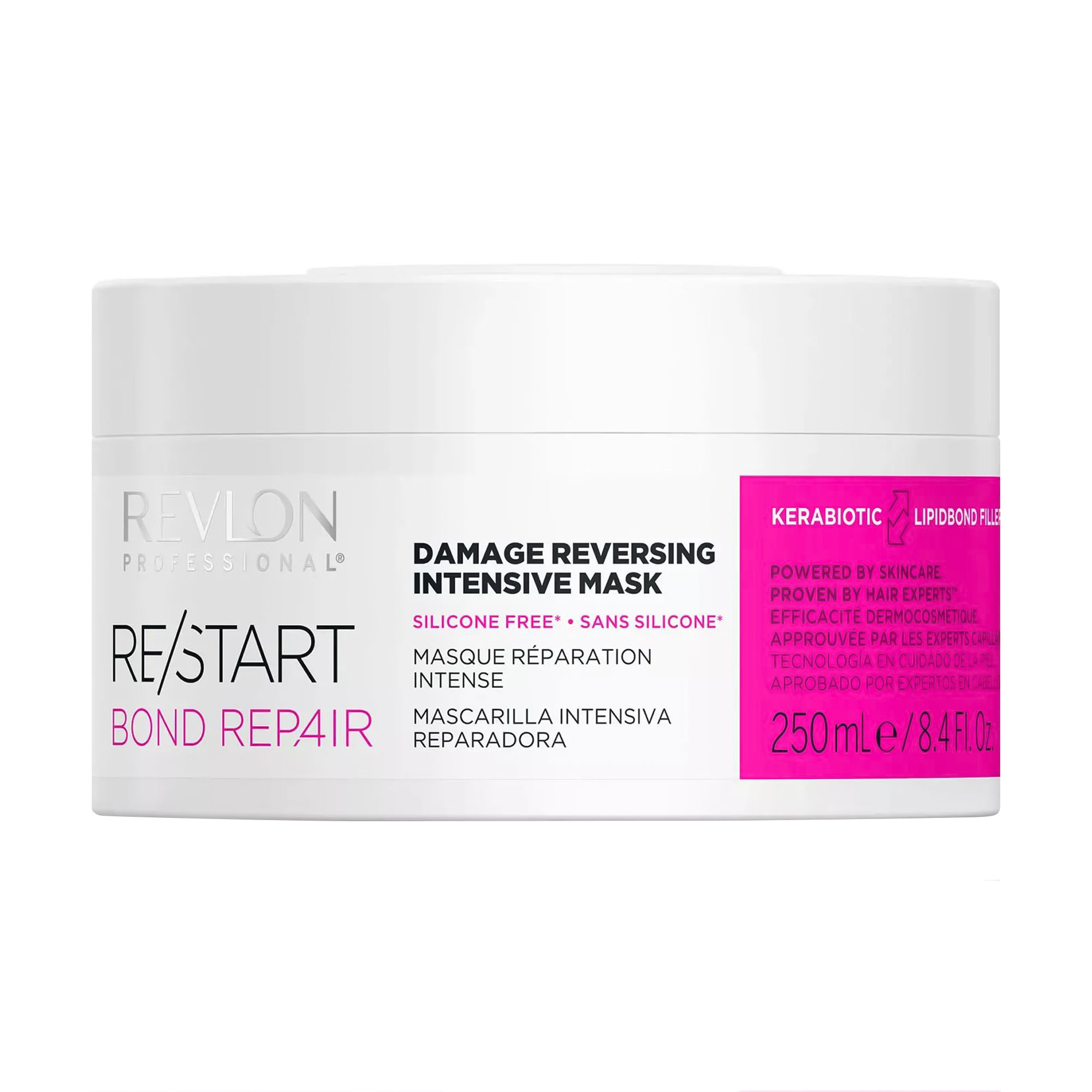Відновлювальна маска для волосся Revlon Professional Restart Bond Repair Damage Reversing Intensive Mask, 250 мл
Відновлювальна маска для волосся Revlon Professional Restart Bond Repair Damage Reversing Intensive Mask, 250 мл
