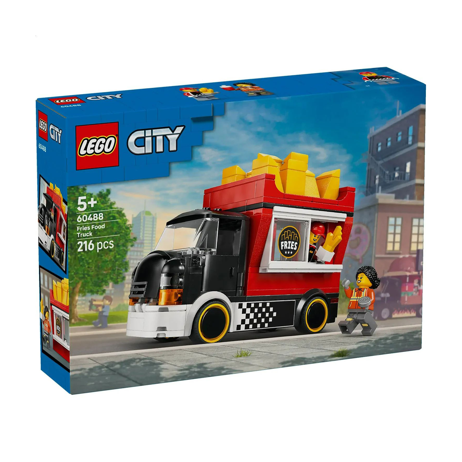 Конструктор LEGO City Вантажівка з картоплею фрі, 216 деталей, від 5 років (60488)
Конструктор LEGO City Вантажівка з картоплею фрі, 216 деталей, від 5 років (60488)