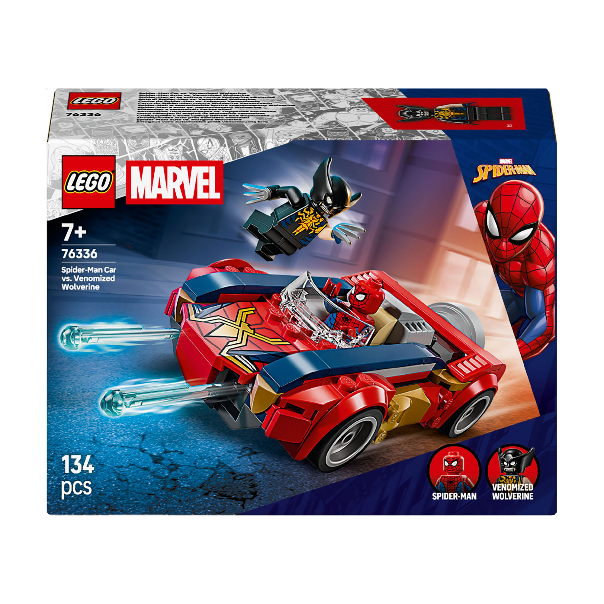 Конструктор LEGO Super Heroes Автомобіль Людини-павука vs. Отруєний Росомаха, 134 деталі, від 7 років (76336)
Конструктор LEGO Super Heroes Автомобіль Людини-павука vs. Отруєний Росомаха, 134 деталі, від 7 років (76336)