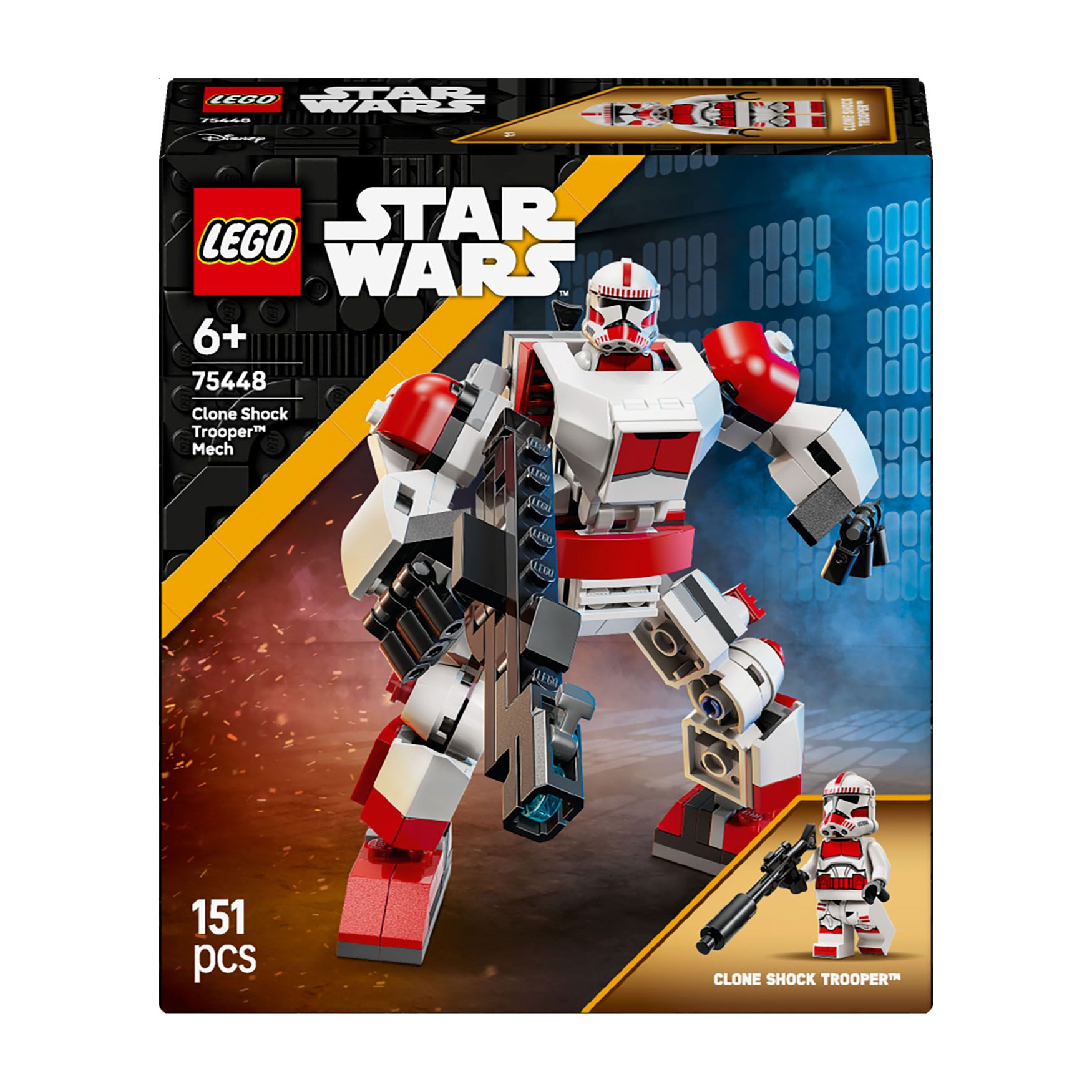 Конструктор LEGO Star Wars Робот ударного клону-солдата, 151 деталь, від 6 років (75448)
Конструктор LEGO Star Wars Робот ударного клону-солдата, 151 деталь, від 6 років (75448)