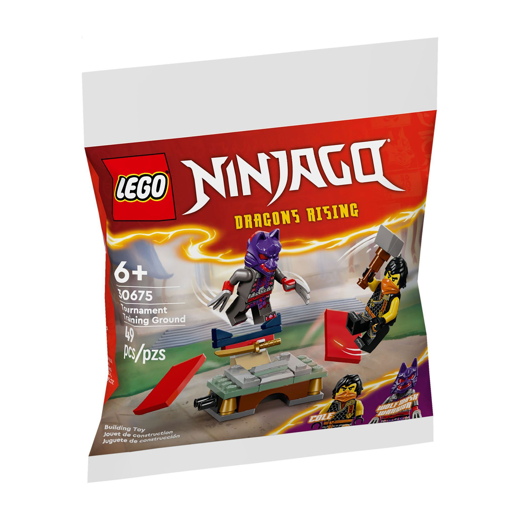 Конструктор LEGO Ninjago Тренувальна база для турніру, 49 деталей, від 6 років (30675)
Конструктор LEGO Ninjago Тренувальна база для турніру, 49 деталей, від 6 років (30675)