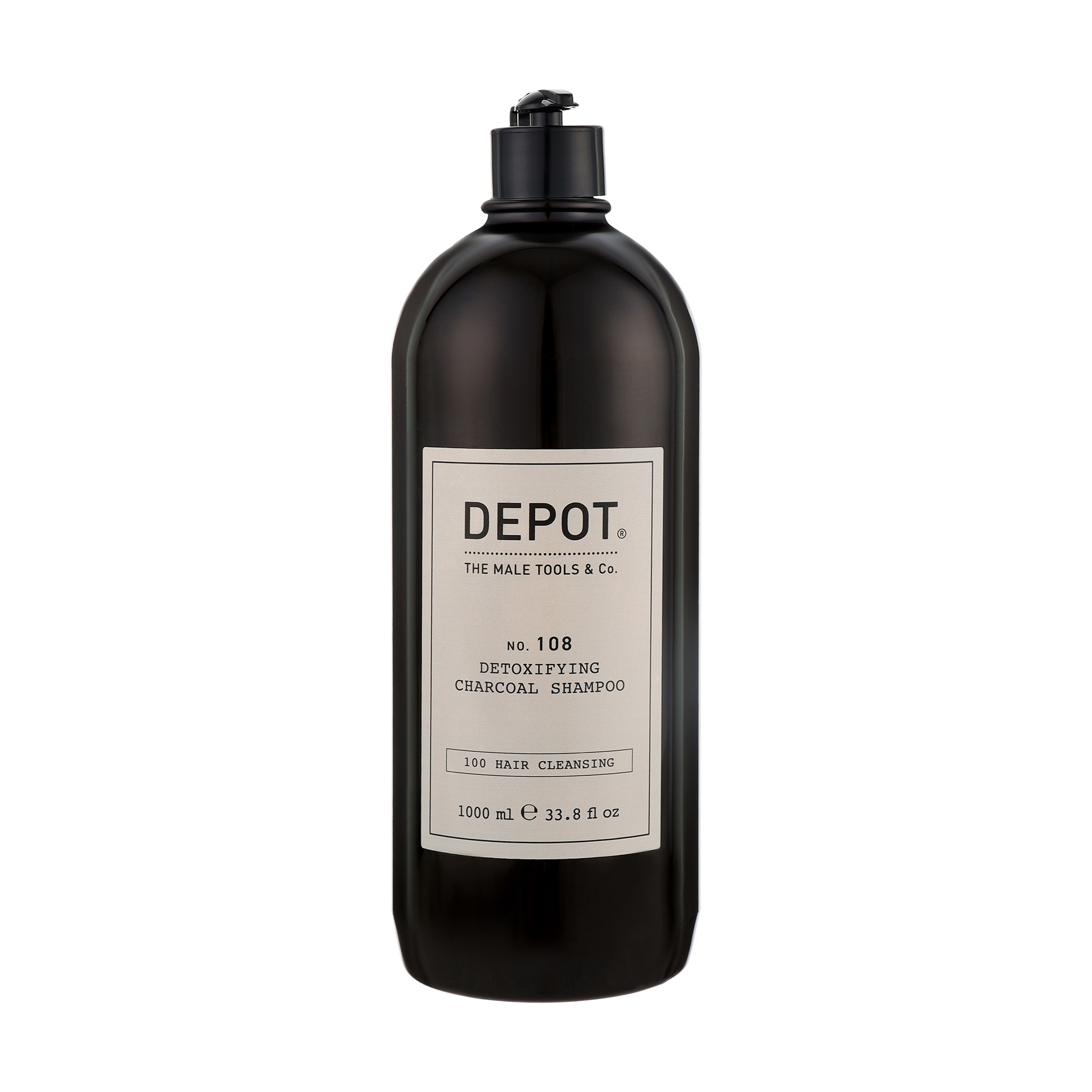 Шампунь для глибокого очищення волосся Depot 108 Detoxifying Charcoal Shampoo з рослинним вугіллям, 1 л
Шампунь для глибокого очищення волосся Depot 108 Detoxifying Charcoal Shampoo з рослинним вугіллям, 1 л