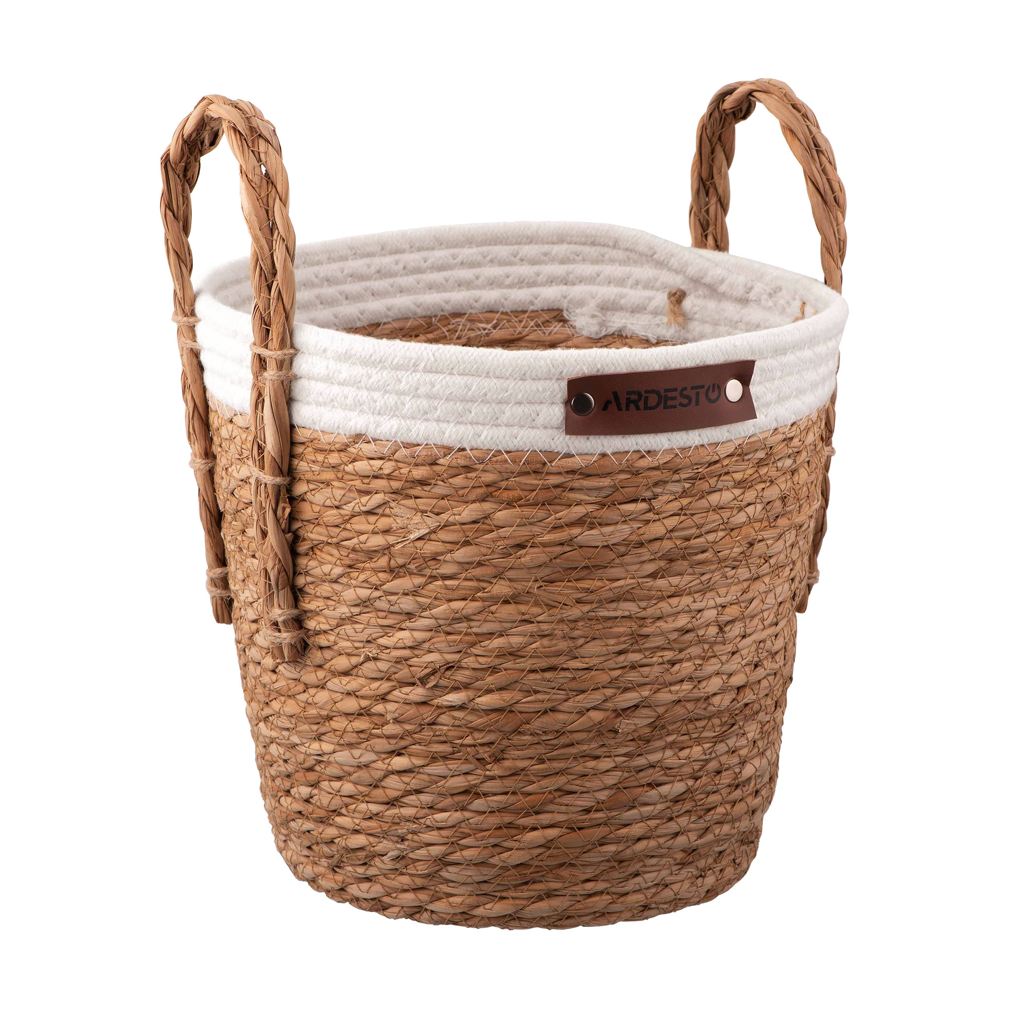 Плетений кошик для зберігання Ardesto Prestigio з ручками, сірий, 26*26*24 см (ARHC2509SB)
Плетений кошик для зберігання Ardesto Prestigio з ручками, сірий, 26*26*24 см (ARHC2509SB)