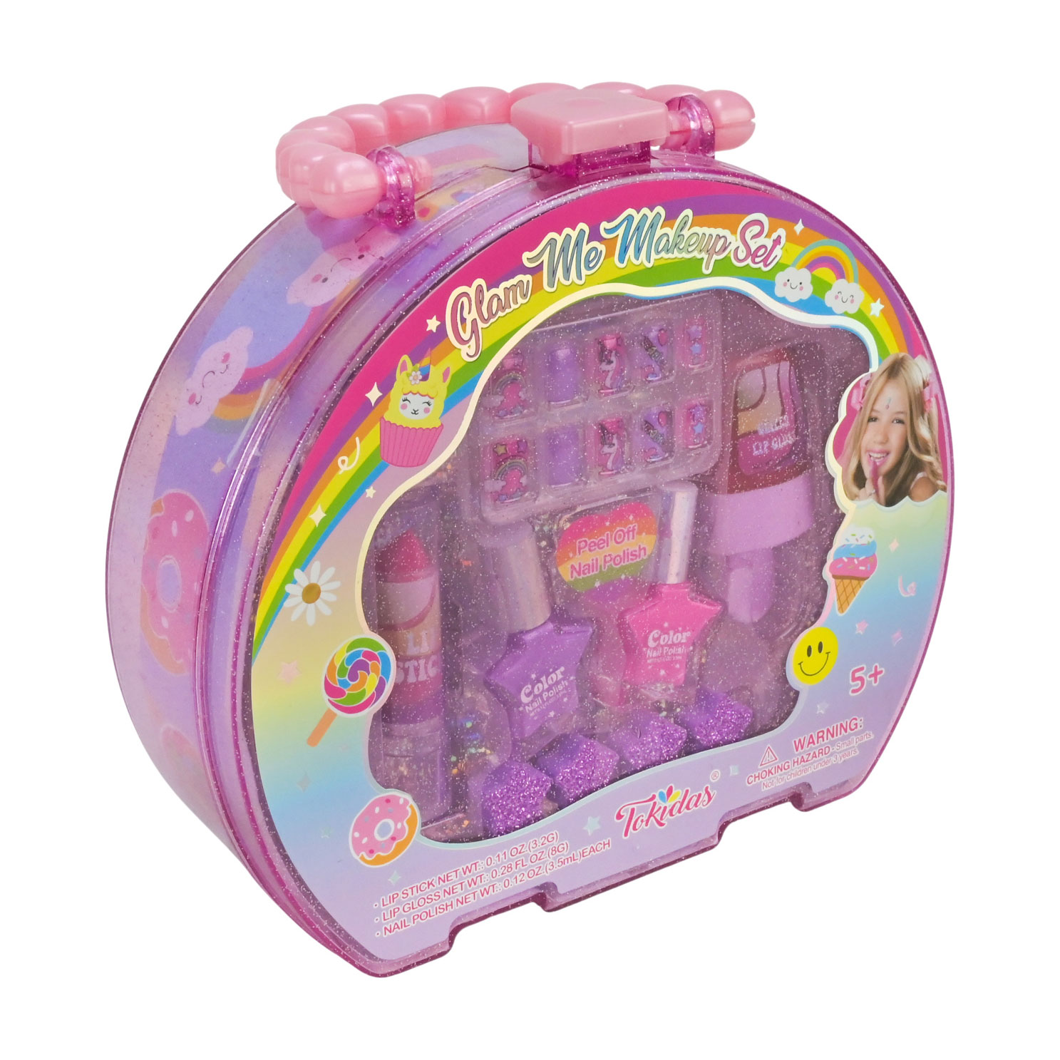 Дитячий набір косметики Shantou Jinxing від 5 років (помада для губ, 1 шт + блиск для губ, 1 шт + лак, 2 шт + накладні нігті + роз'єднувач) (T289)
Дитячий набір косметики Shantou Jinxing від 5 років (помада для губ, 1 шт + блиск для губ, 1 шт + лак, 2 шт + накладні нігті + роз'єднувач) (T289)