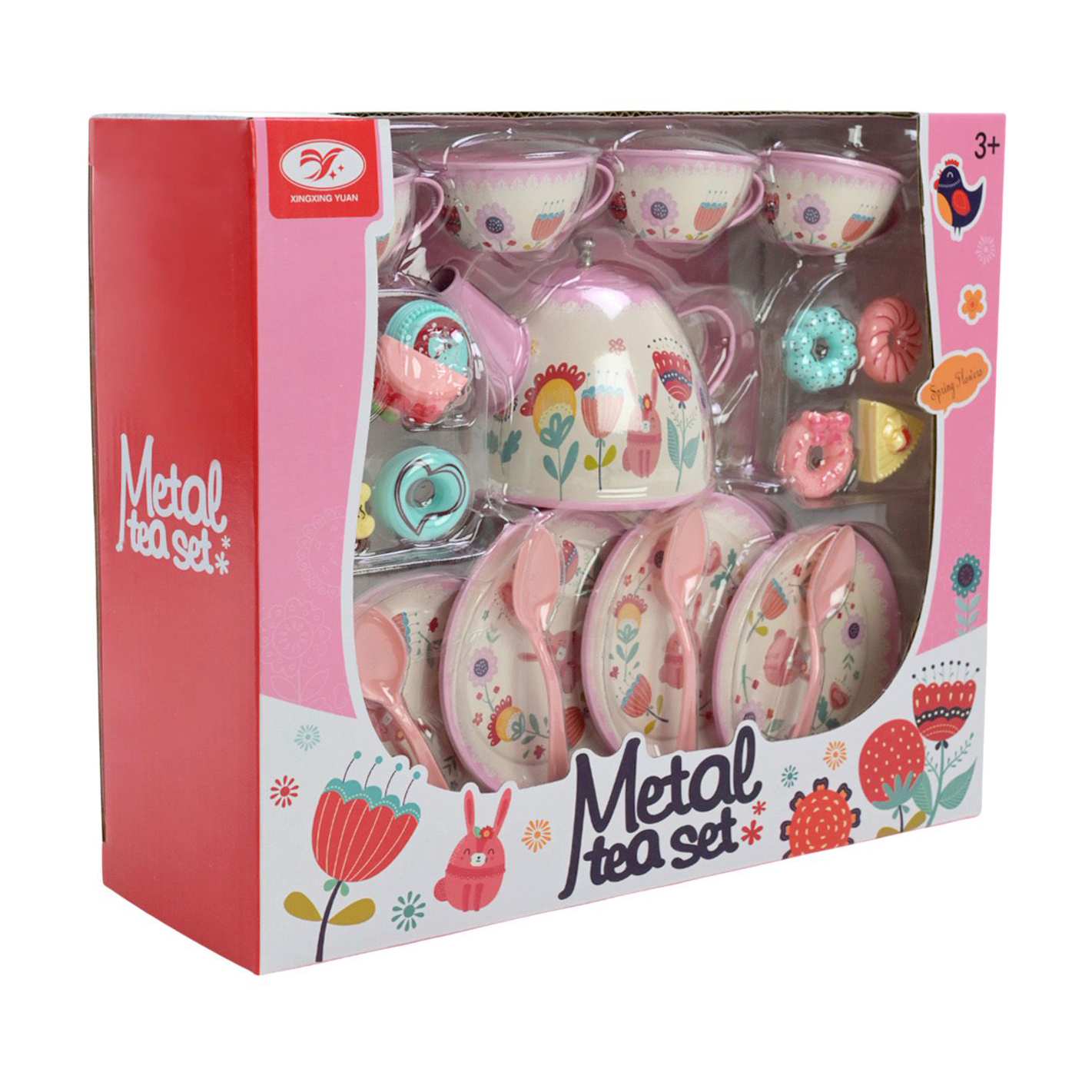 Дитячий іграшковий набір Shantou Jinxing Чайний сервіз, в коробці, від 3 років, 21 предмет, 23*9*27 см (620-E17)
Дитячий іграшковий набір Shantou Jinxing Чайний сервіз, в коробці, від 3 років, 21 предмет, 23*9*27 см (620-E17)