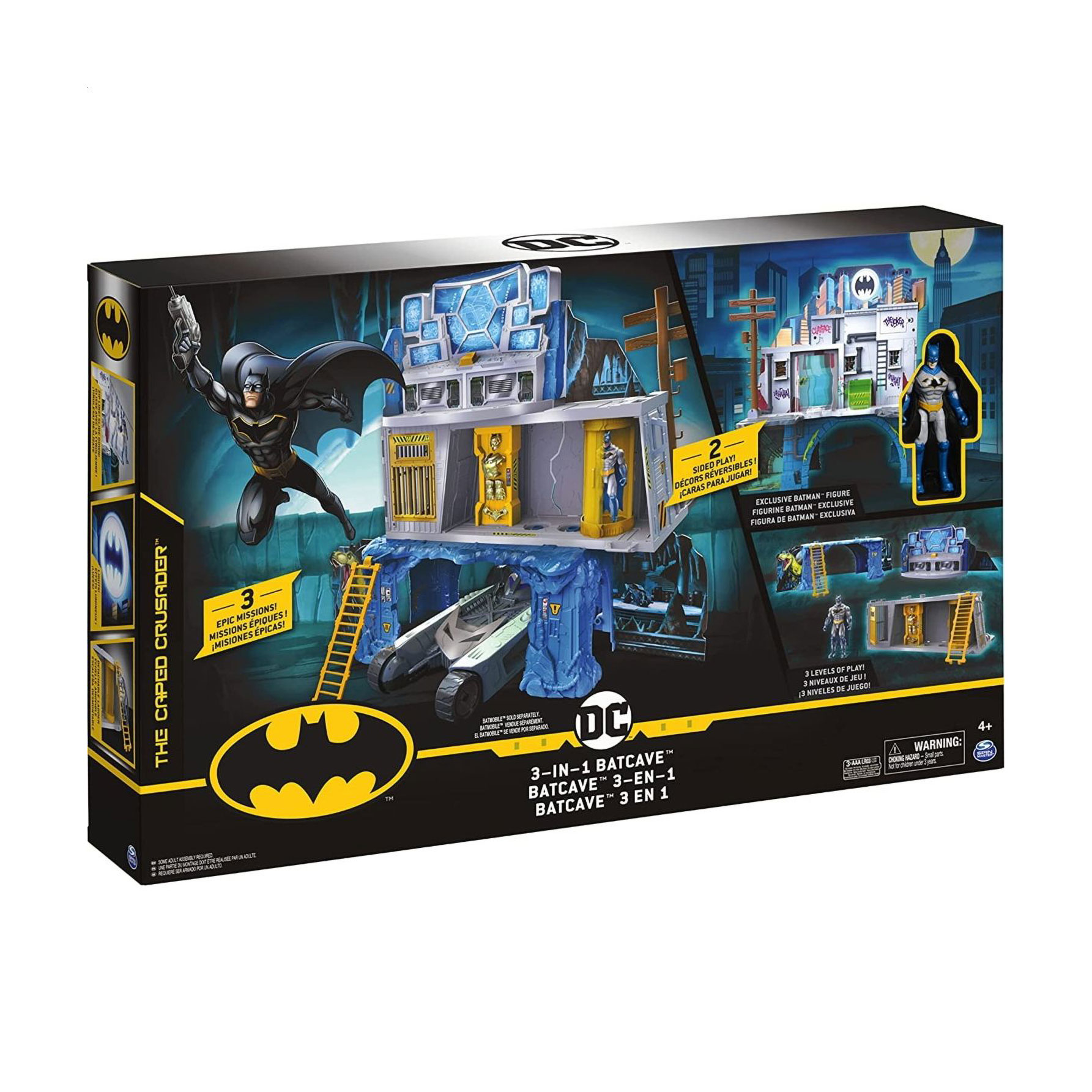 Ігровий набір DC Batman Замок Бетмена, від 3 років, 5 предметів (6071203)
Ігровий набір DC Batman Замок Бетмена, від 3 років, 5 предметів (6071203)