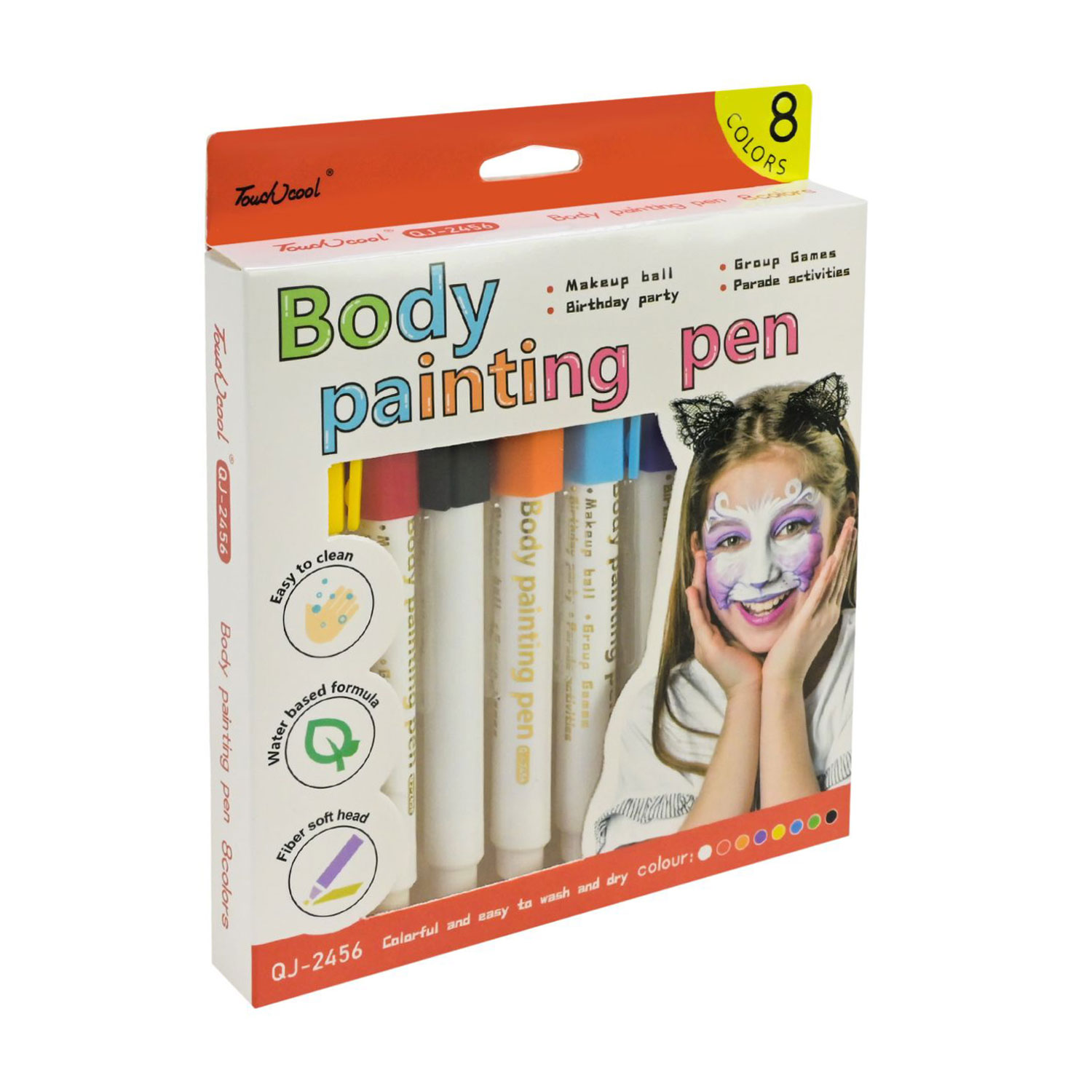 Набір олівців для аквагриму обличчя та тіла Shantou Jinxing, 8 кольорів, від 8 років (Cel-2502)
Набір олівців для аквагриму обличчя та тіла Shantou Jinxing, 8 кольорів, від 8 років (Cel-2502)