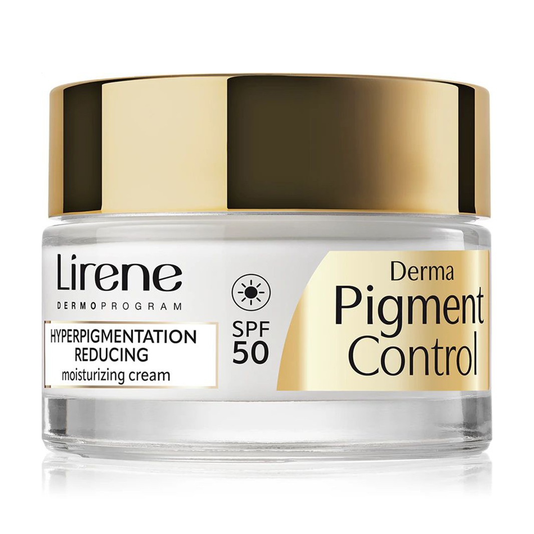 Зволожувальний живильний денний крем для обличчя Lirene Derma Pigment Control Hyperpigmentation Reducing Moisturizing Cream, SPF 50, 50 мл
Зволожувальний живильний денний крем для обличчя Lirene Derma Pigment Control Hyperpigmentation Reducing Moisturizing Cream, SPF 50, 50 мл