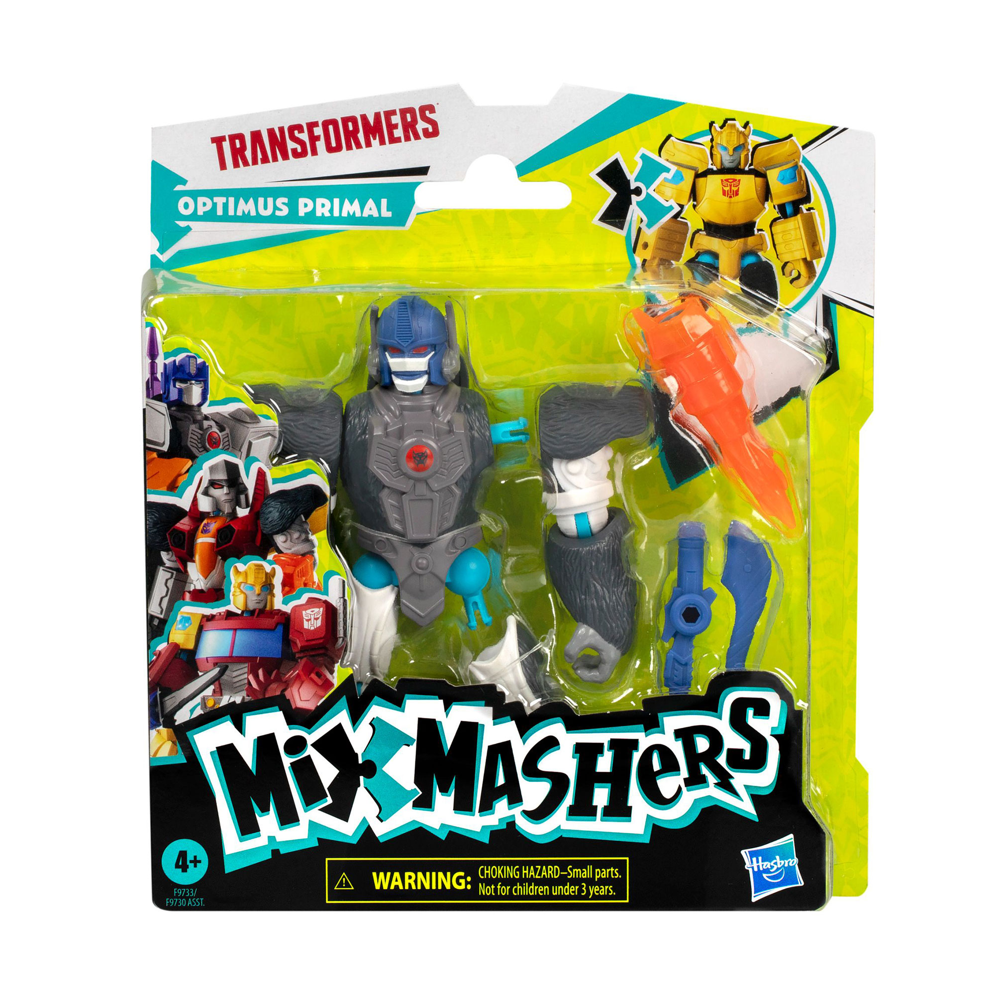 Ігрова фігурка Transformers MixMashers Optimus Primal від 4 років, 12 см (F9730/F9733)
Ігрова фігурка Transformers MixMashers Optimus Primal від 4 років, 12 см (F9730/F9733)