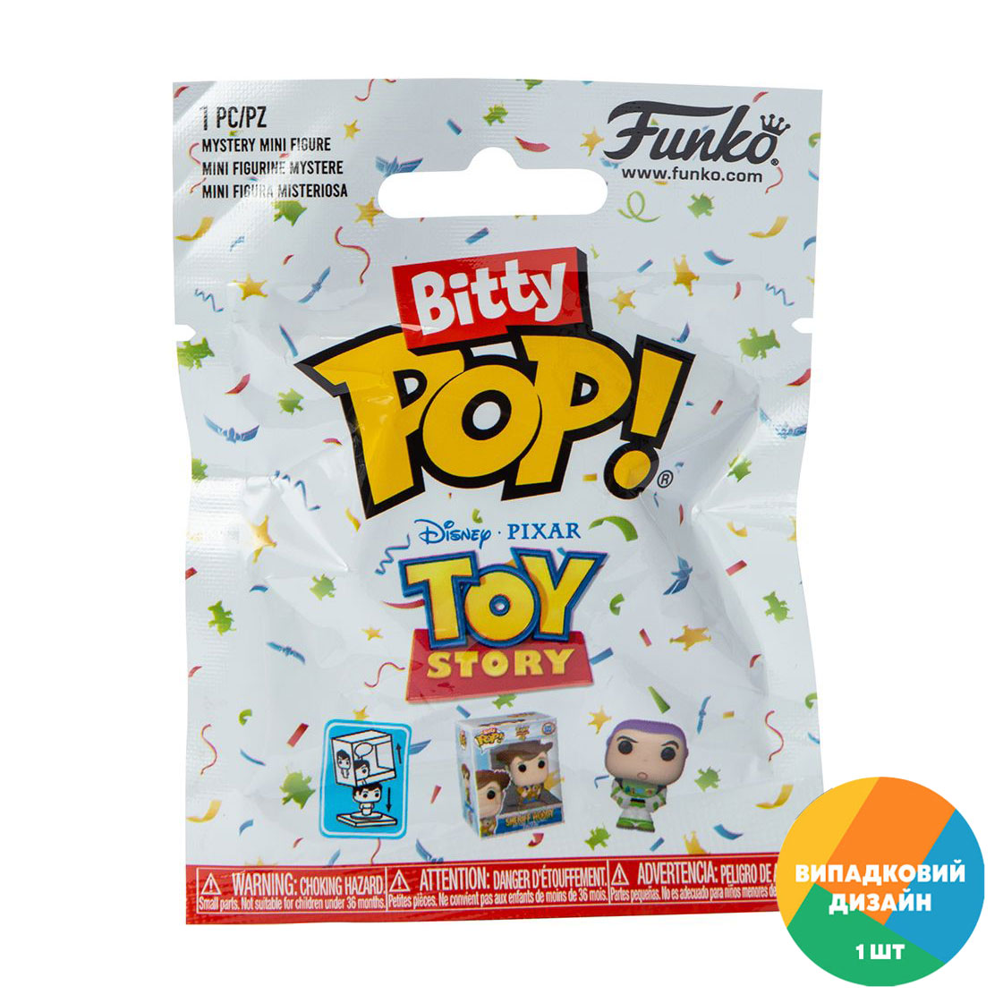 Ігрова фігурка-сюрприз Funko Bitty Pop! серії Історія іграшок, від 3 років (81121)
Ігрова фігурка-сюрприз Funko Bitty Pop! серії Історія іграшок, від 3 років (81121)