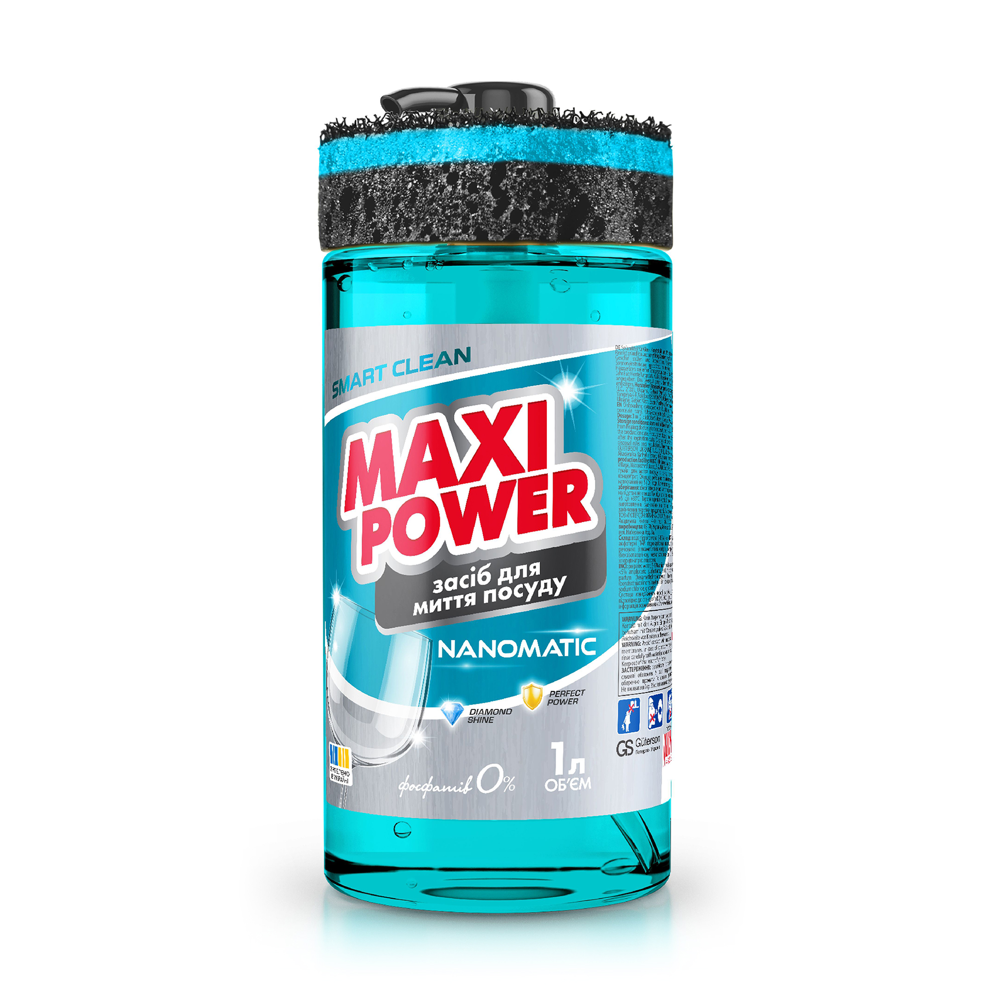 Засіб для миття посуду Maxi Power Nanomatic, 1 л
Засіб для миття посуду Maxi Power Nanomatic, 1 л