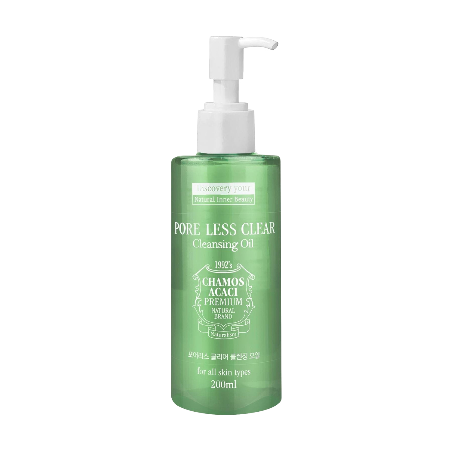 Гідрофільна олія для обличчя Chamos Acaci Premium Pore Less Clear Cleansing Oil для звуження пор, 200 мл
Гідрофільна олія для обличчя Chamos Acaci Premium Pore Less Clear Cleansing Oil для звуження пор, 200 мл