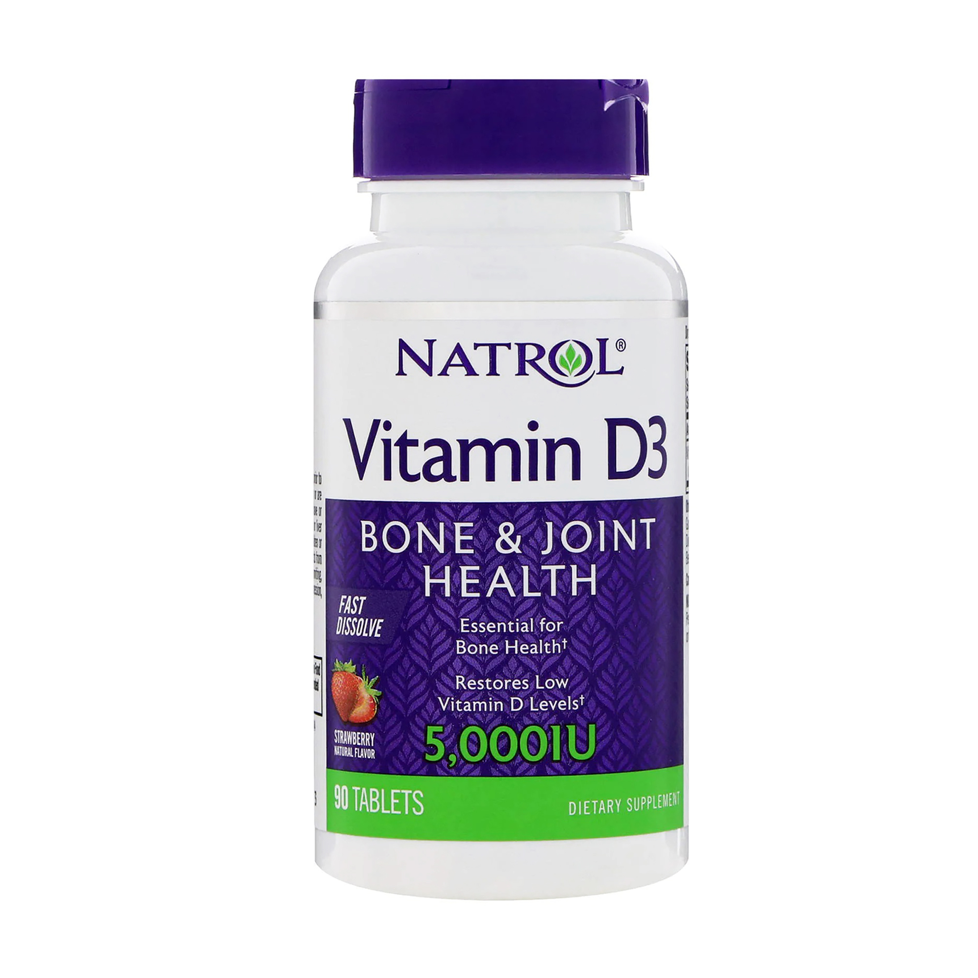 Вітамін D3 Natrol Vitamin D3 Bone & Joint Health зі смаком полуниці, 5000 МО, 90 таблеток
Вітамін D3 Natrol Vitamin D3 Bone & Joint Health зі смаком полуниці, 5000 МО, 90 таблеток