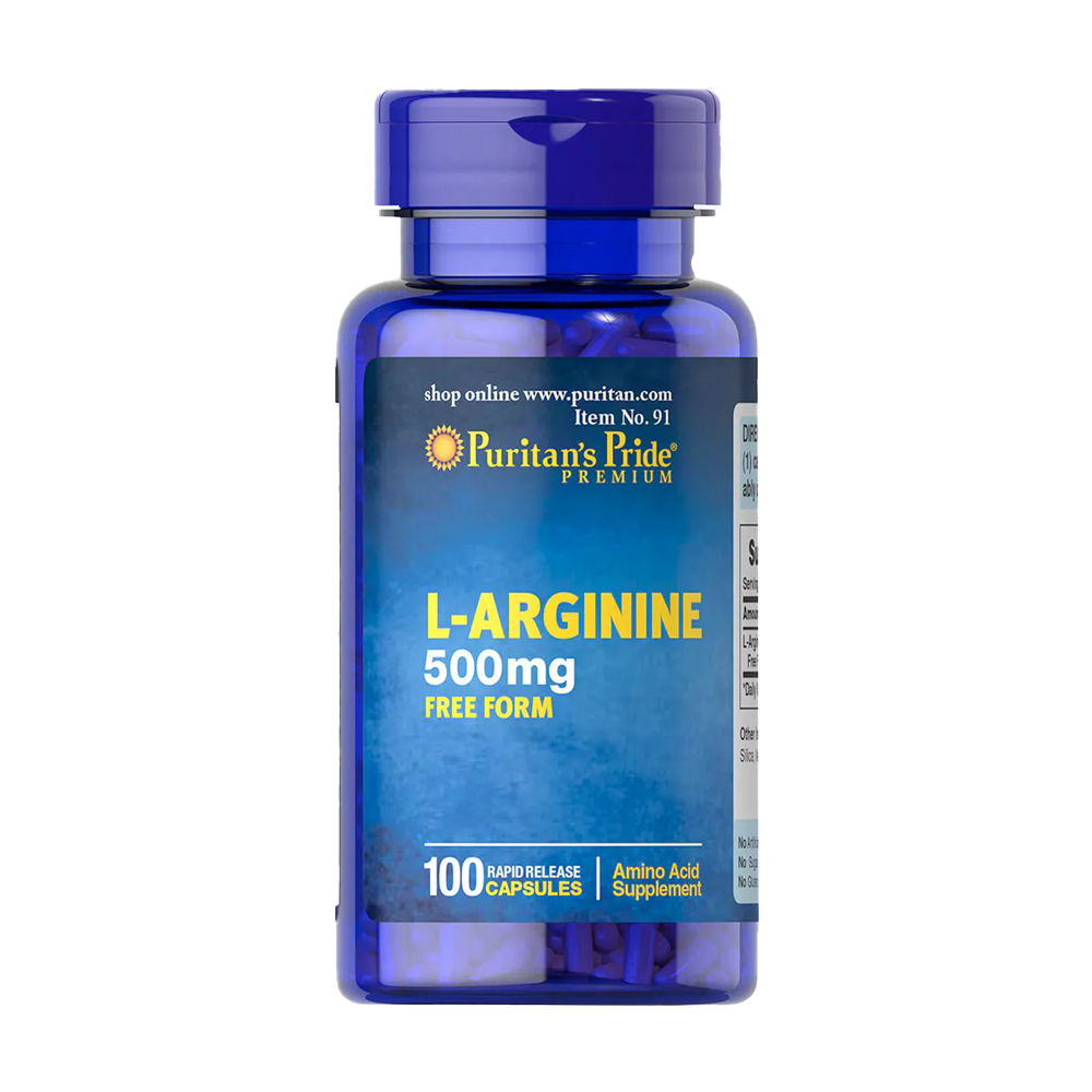 L-аргінін Puritan's Pride L-Arginine, 500 мг, 100 капсул
L-аргінін Puritan's Pride L-Arginine, 500 мг, 100 капсул