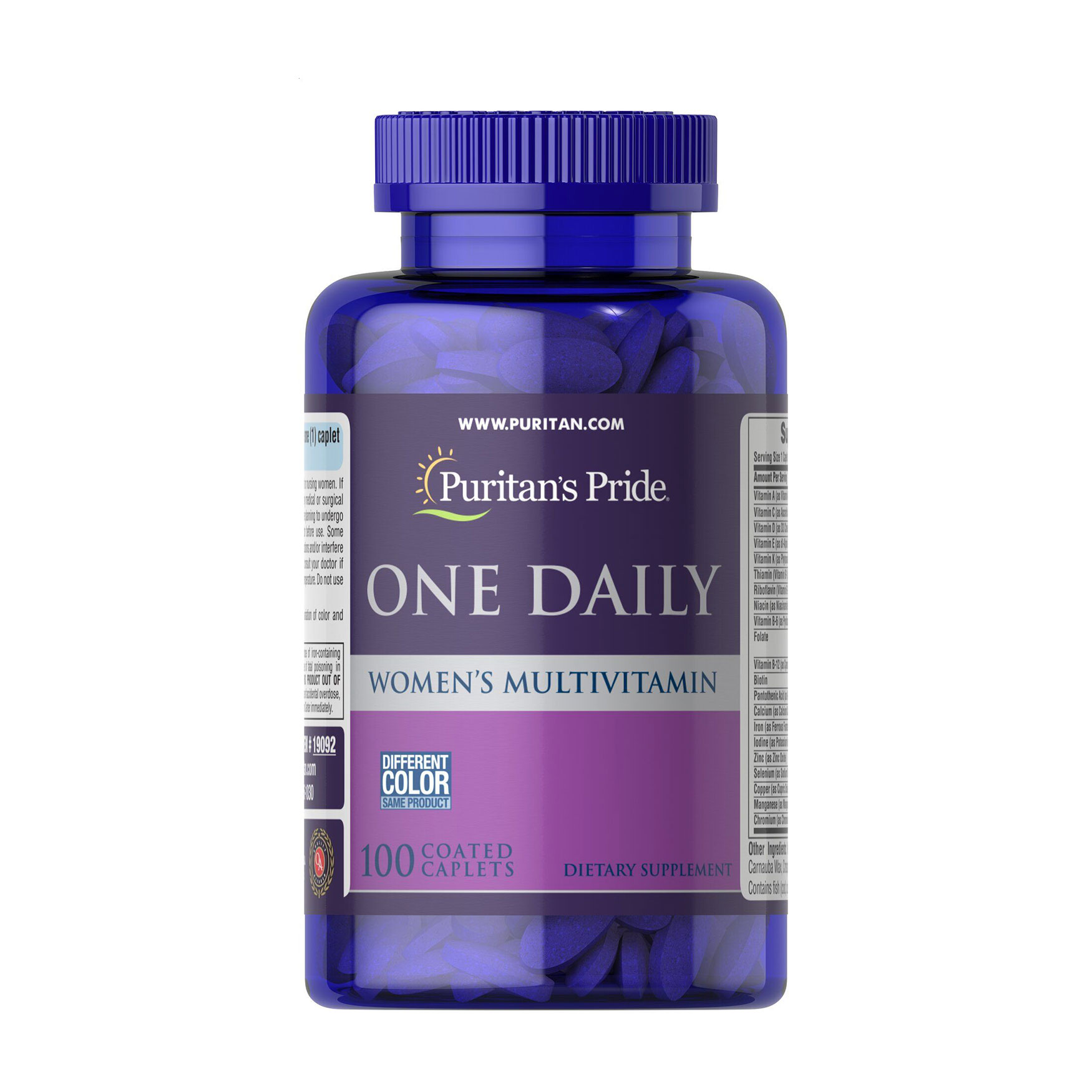 Жіночі мультивітаміни Puritan's Pride One Daily Women's Multivitamin, 100 капсул
Жіночі мультивітаміни Puritan's Pride One Daily Women's Multivitamin, 100 капсул