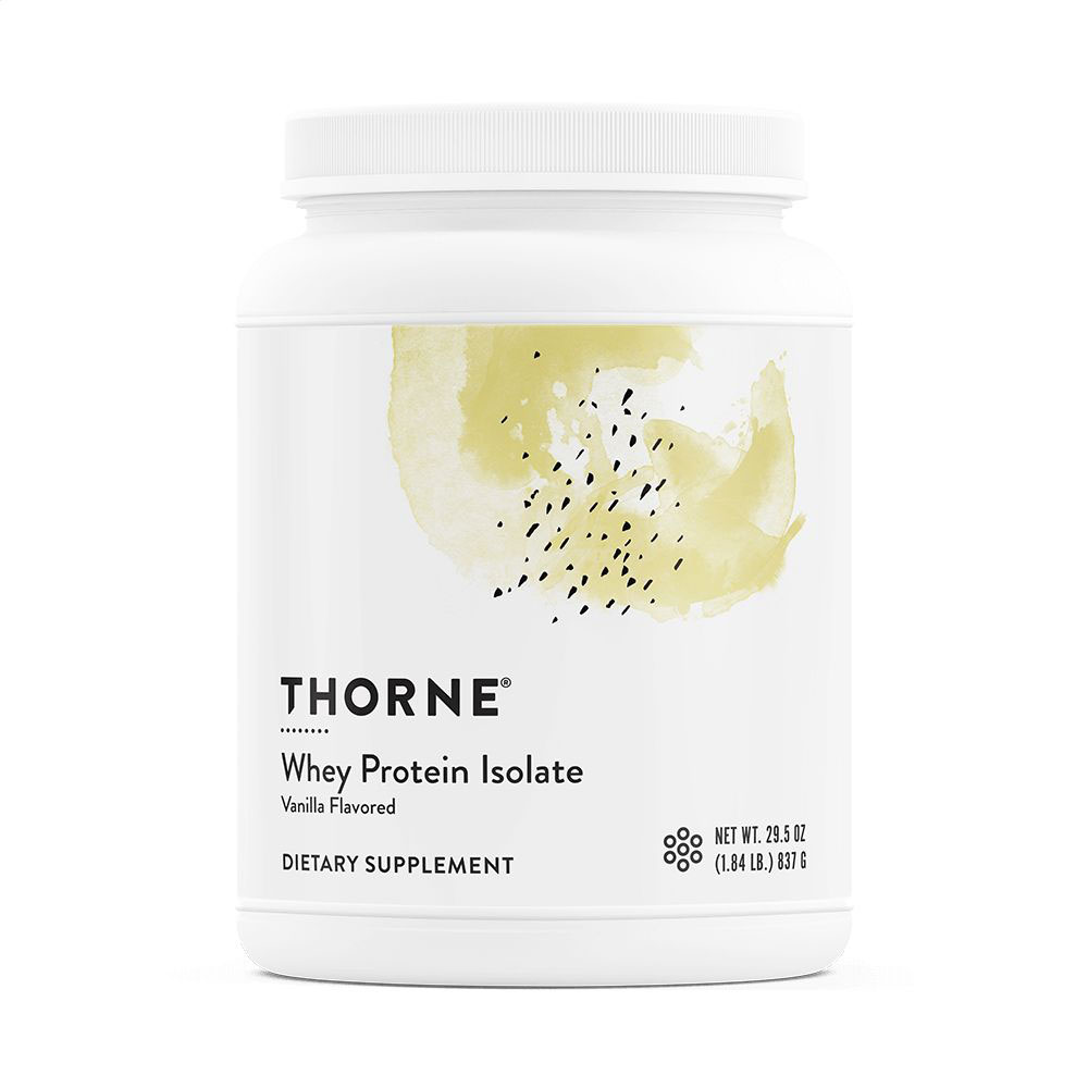 Сироватковий протеїн ізолят Thorne Research Whey Protein Isolate зі смаком ванілі, в порошку, 837 г
Сироватковий протеїн ізолят Thorne Research Whey Protein Isolate зі смаком ванілі, в порошку, 837 г