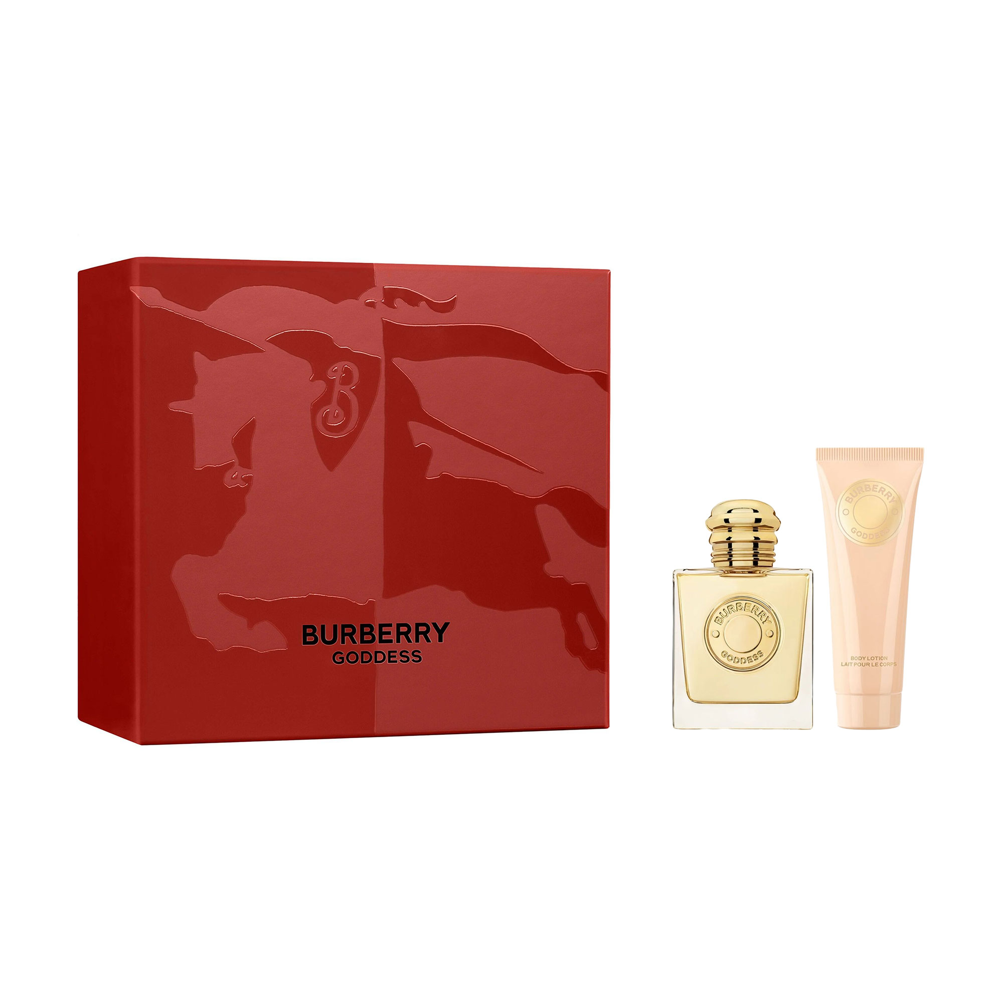 Парфумований набір жіночий Burberry Goddess Gift Set (парфумована вода, 50 мл + лосьйон для тіла, 75 мл)
Парфумований набір жіночий Burberry Goddess Gift Set (парфумована вода, 50 мл + лосьйон для тіла, 75 мл)