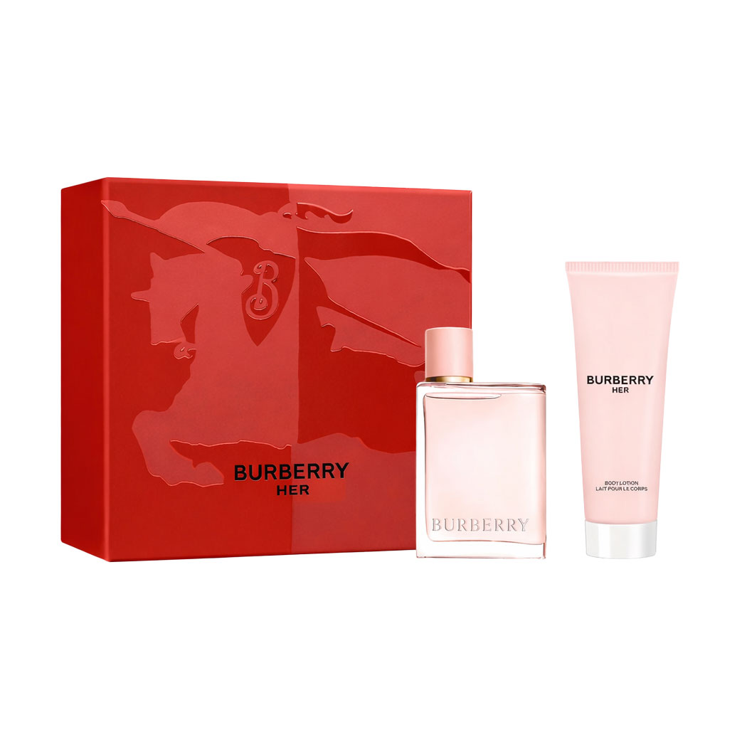 Парфумований жіночий набір Burberry Her Set (лосьйон для тіла, 75 мл + парфумована вода, 50 мл)
Парфумований жіночий набір Burberry Her Set (лосьйон для тіла, 75 мл + парфумована вода, 50 мл)