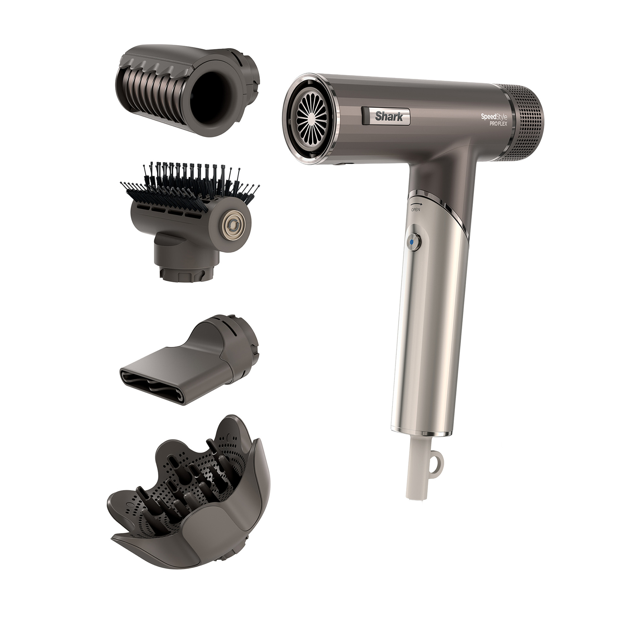 Фен для волосся Shark SpeedStyle Pro Flex 4-in-1 Hair Dryer System (HD542EU)
Фен для волосся Shark SpeedStyle Pro Flex 4-in-1 Hair Dryer System (HD542EU)