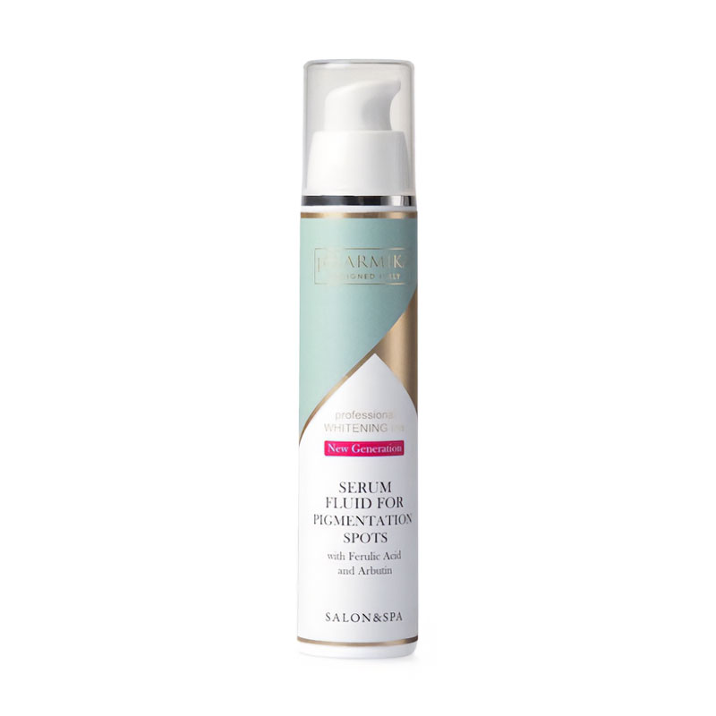 Сироватка-флюїд для обличчя pHarmika Serum Fluid For Pigmentation Spots від пігментних плям, з феруловою кислотою і арбутіном, 50 мл
Сироватка-флюїд для обличчя pHarmika Serum Fluid For Pigmentation Spots від пігментних плям, з феруловою кислотою і арбутіном, 50 мл