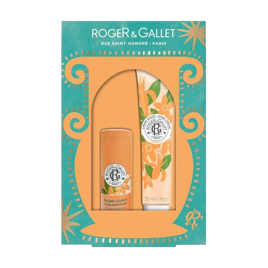 Парфумований набір жіночий Roger & Gallet Neroli Set (крем для рук, 30 мл + бальзам для губ, 3.5 г)
Парфумований набір жіночий Roger & Gallet Neroli Set (крем для рук, 30 мл + бальзам для губ, 3.5 г)