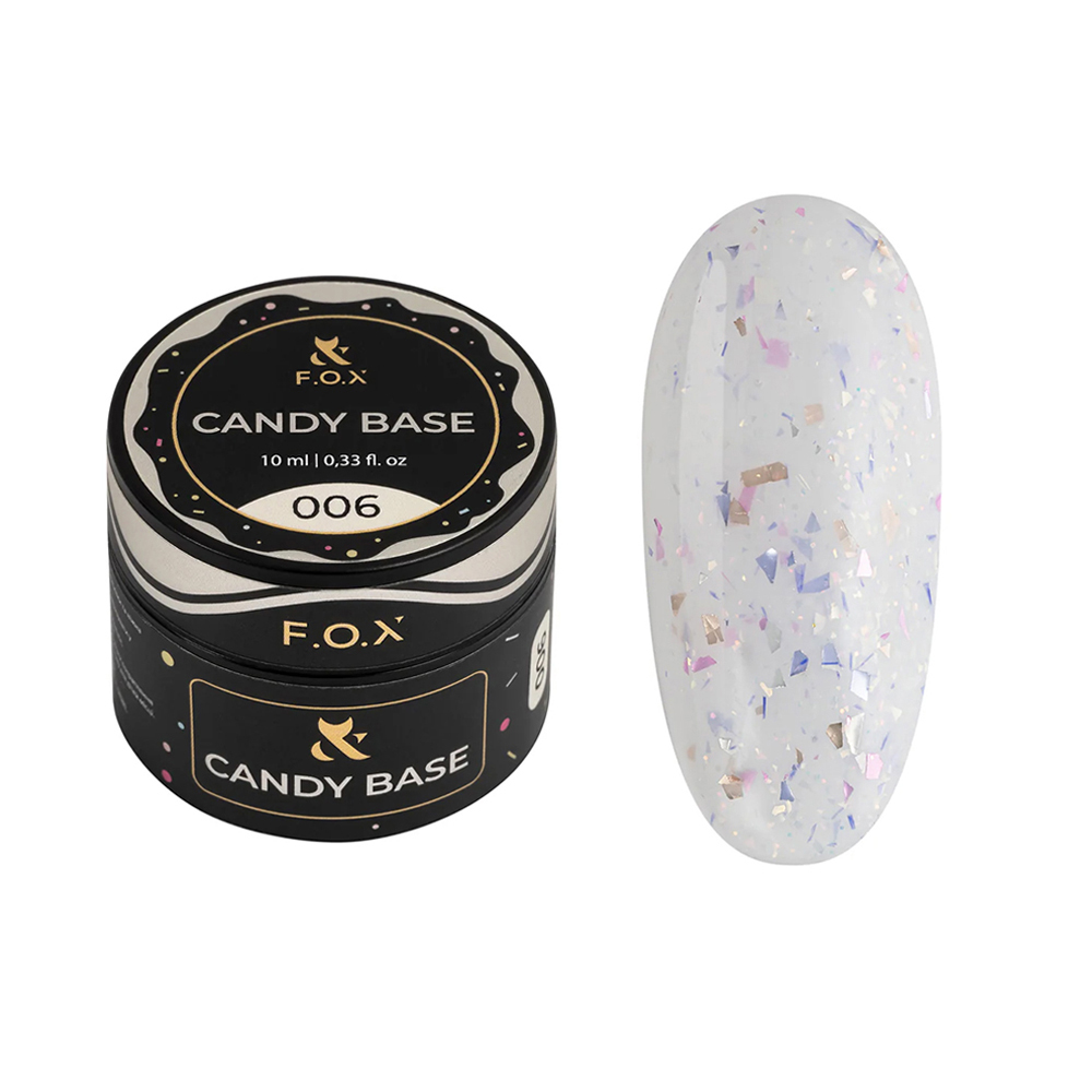 Базове покриття для гель-лаку F.O.X Base Candy 006, 10 мл
Базове покриття для гель-лаку F.O.X Base Candy 006, 10 мл